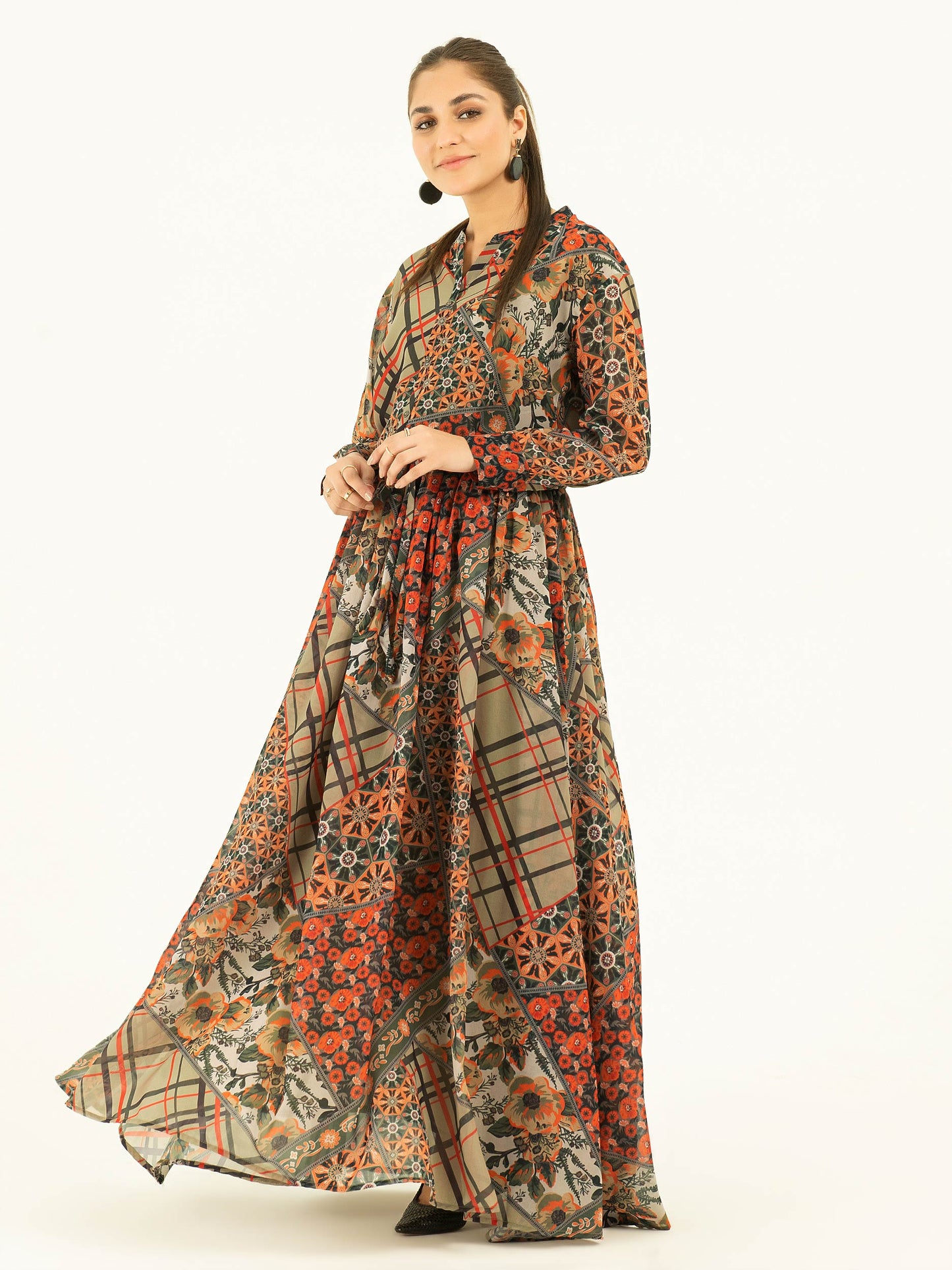 Printed Chiffon Co-Ord Set