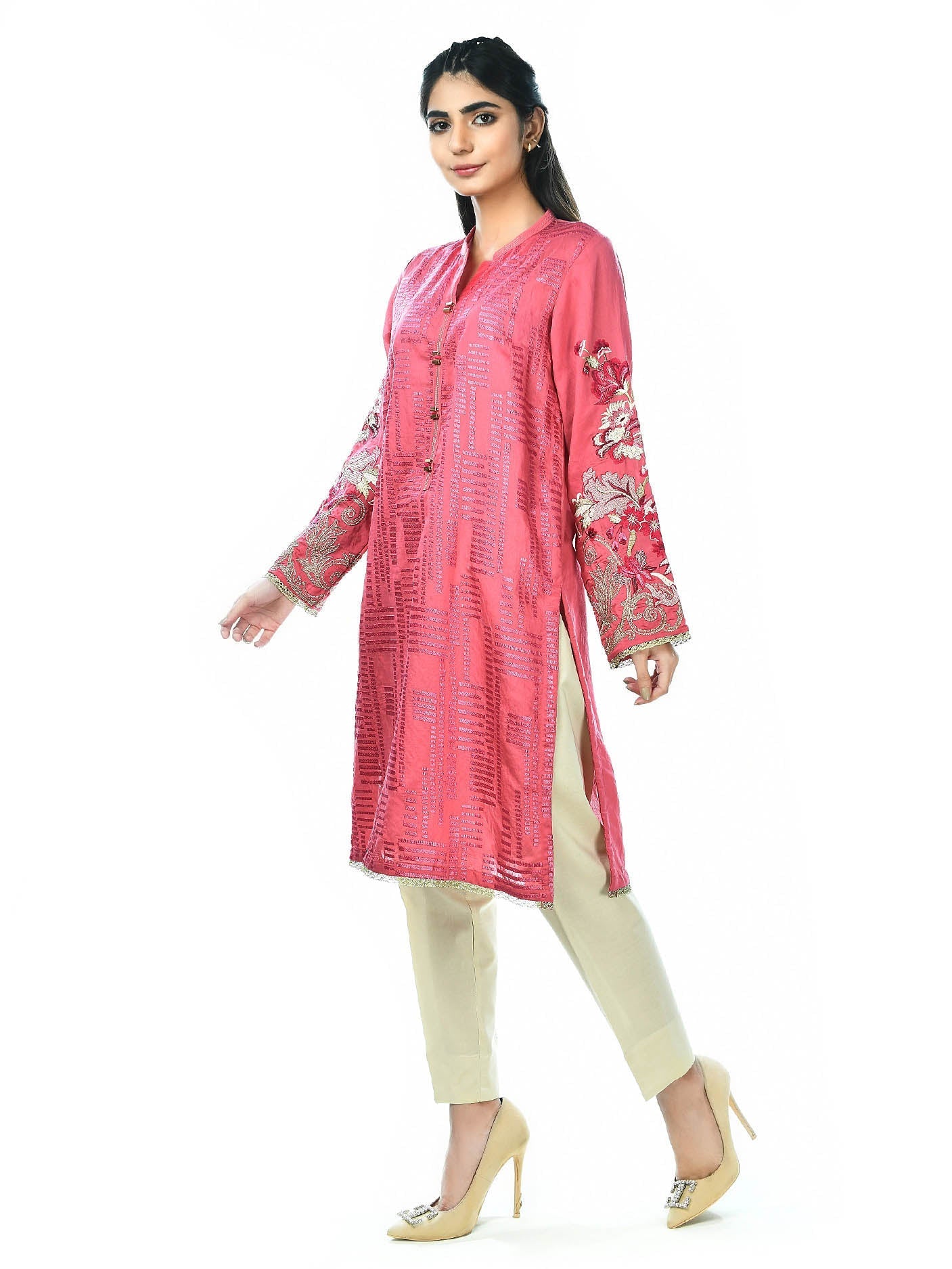 Embroiderd Chundri Lawn Shirt