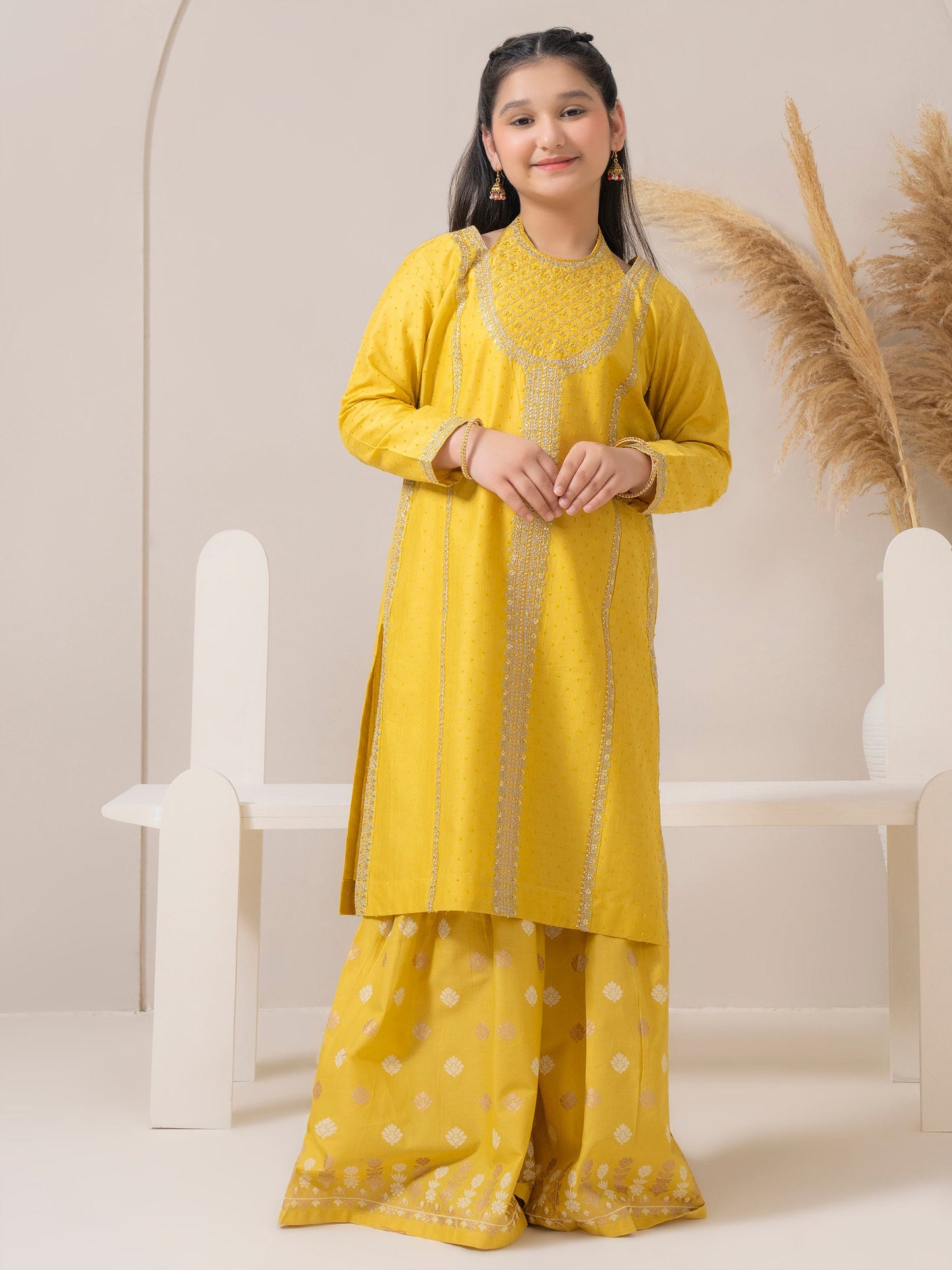 2 Piece Lawn Suit-Embroidered