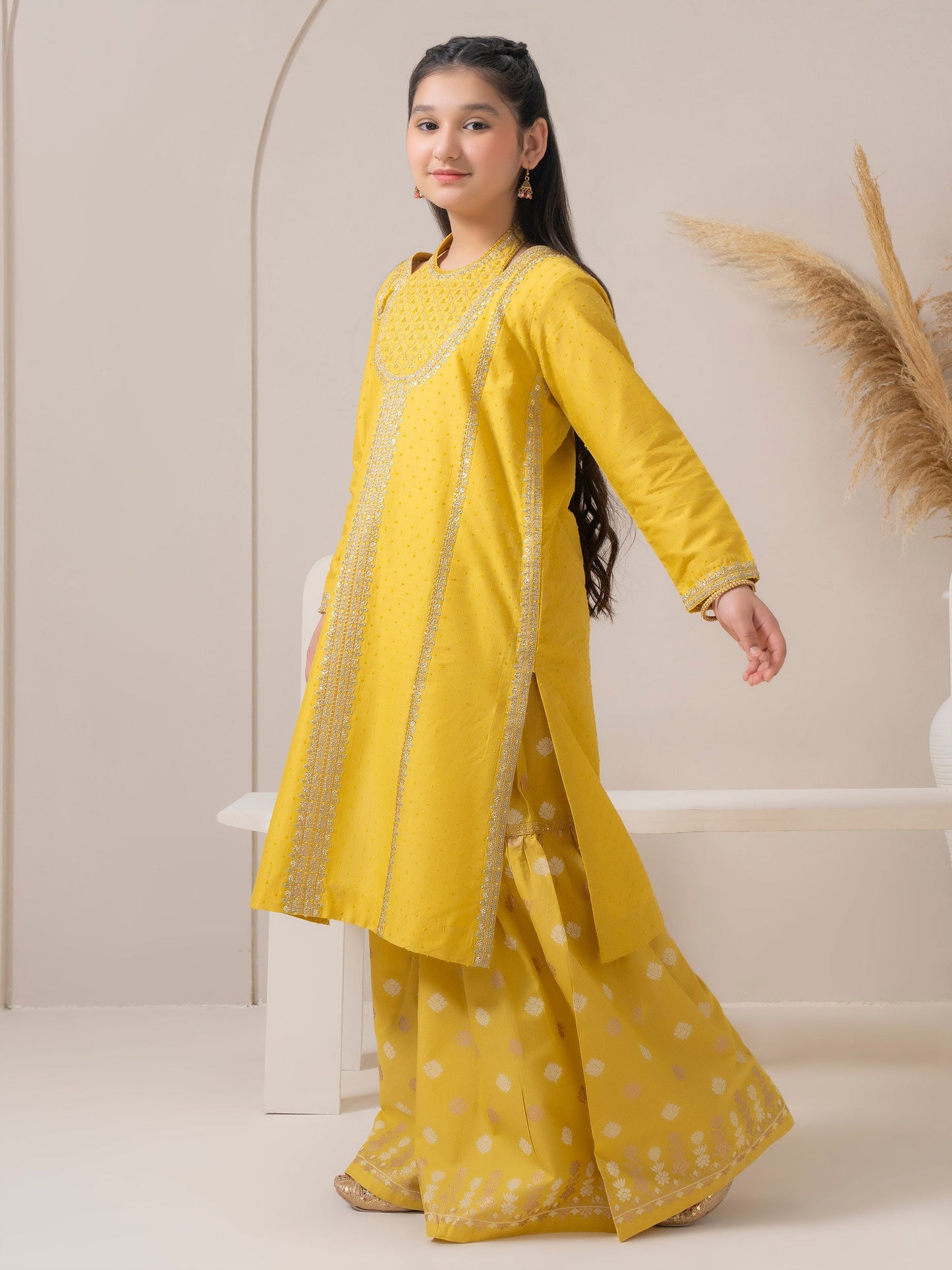 2 Piece Lawn Suit-Embroidered