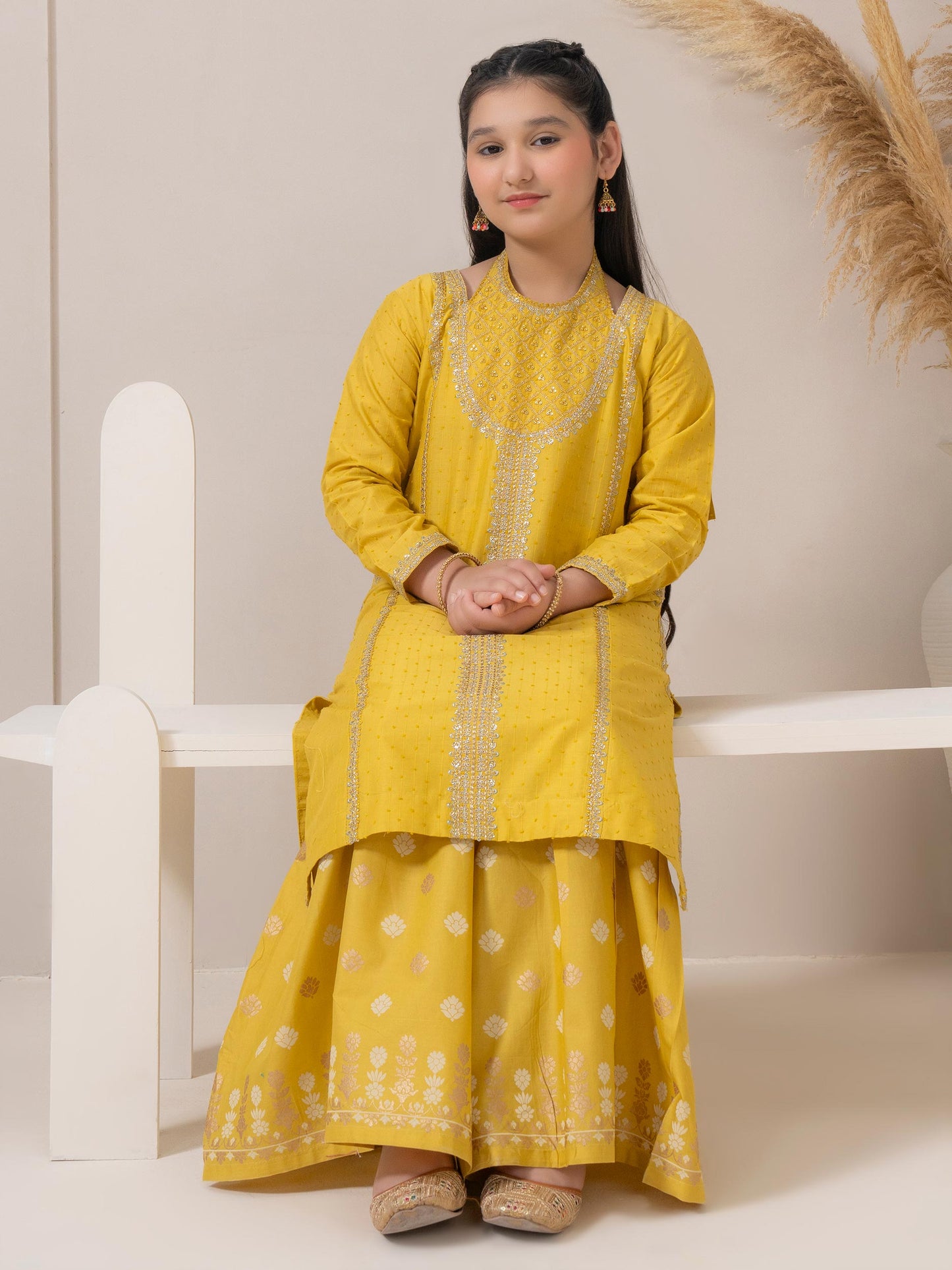 2 Piece Lawn Suit-Embroidered