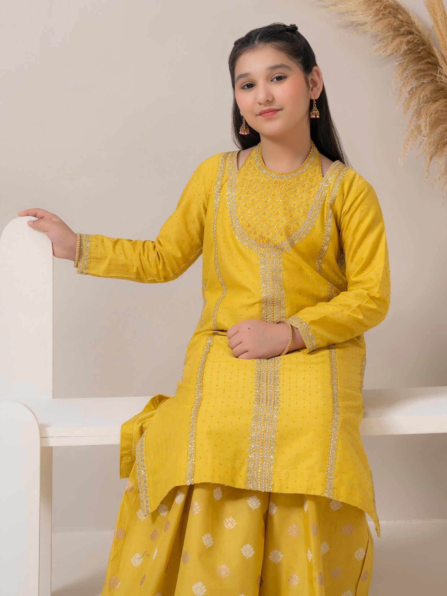 2 Piece Lawn Suit-Embroidered