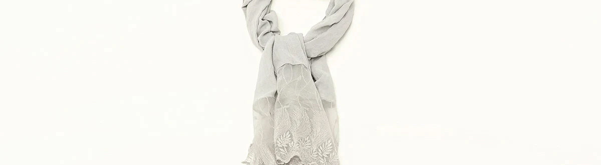 EMBROIDERED SCARVES