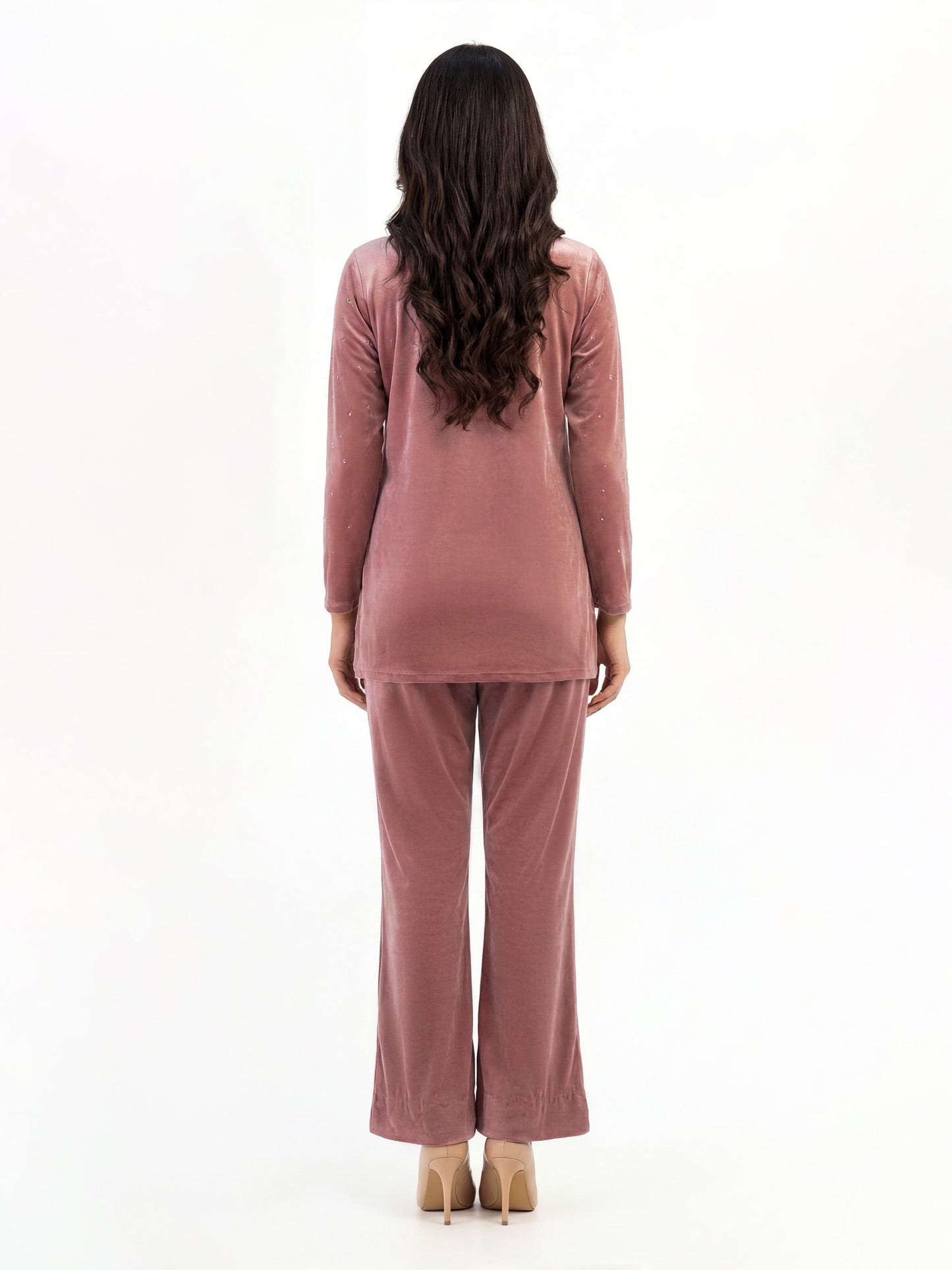 Velour Co-ord Set- Embellished