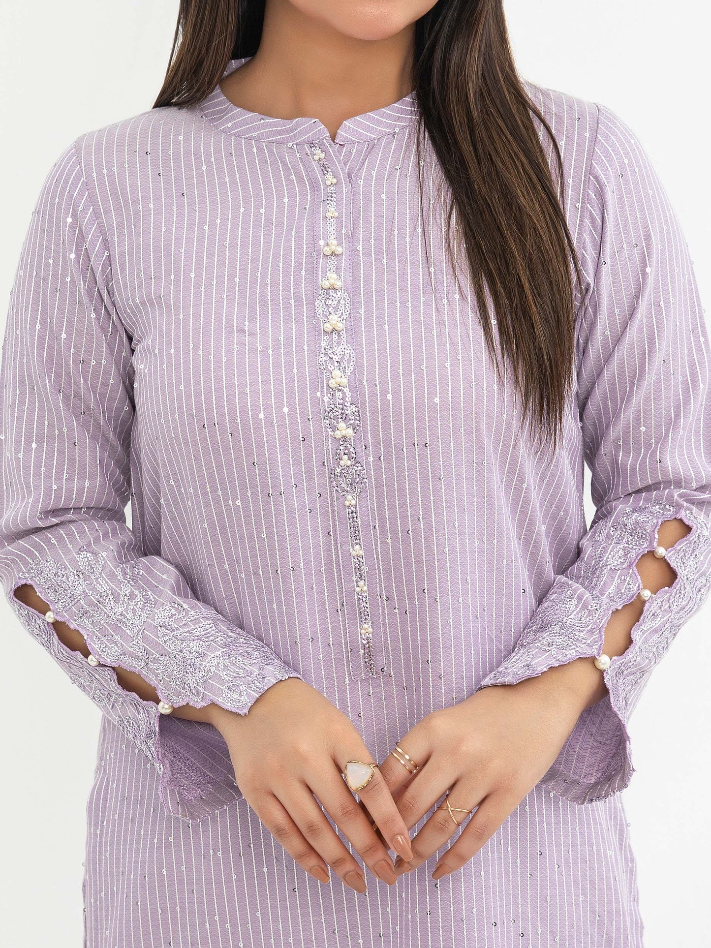 Yarn Dyed Shirt-Embroidered (Pret)