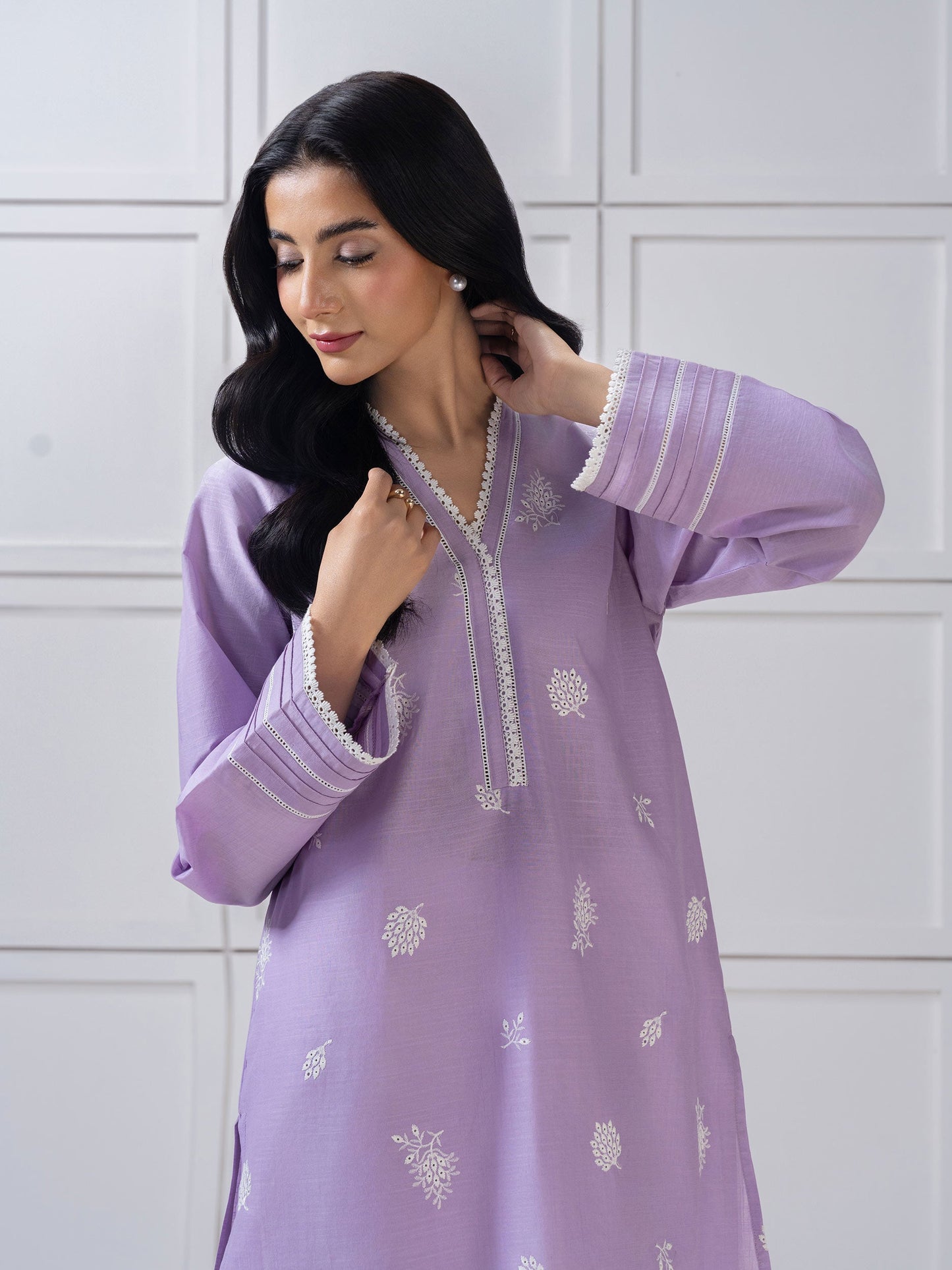 Lawn Kurti-Embroidered (Pret)
