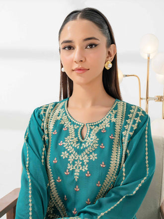 3-piece-raw-silk-suit-embroidered-(pret)-shawl-missing