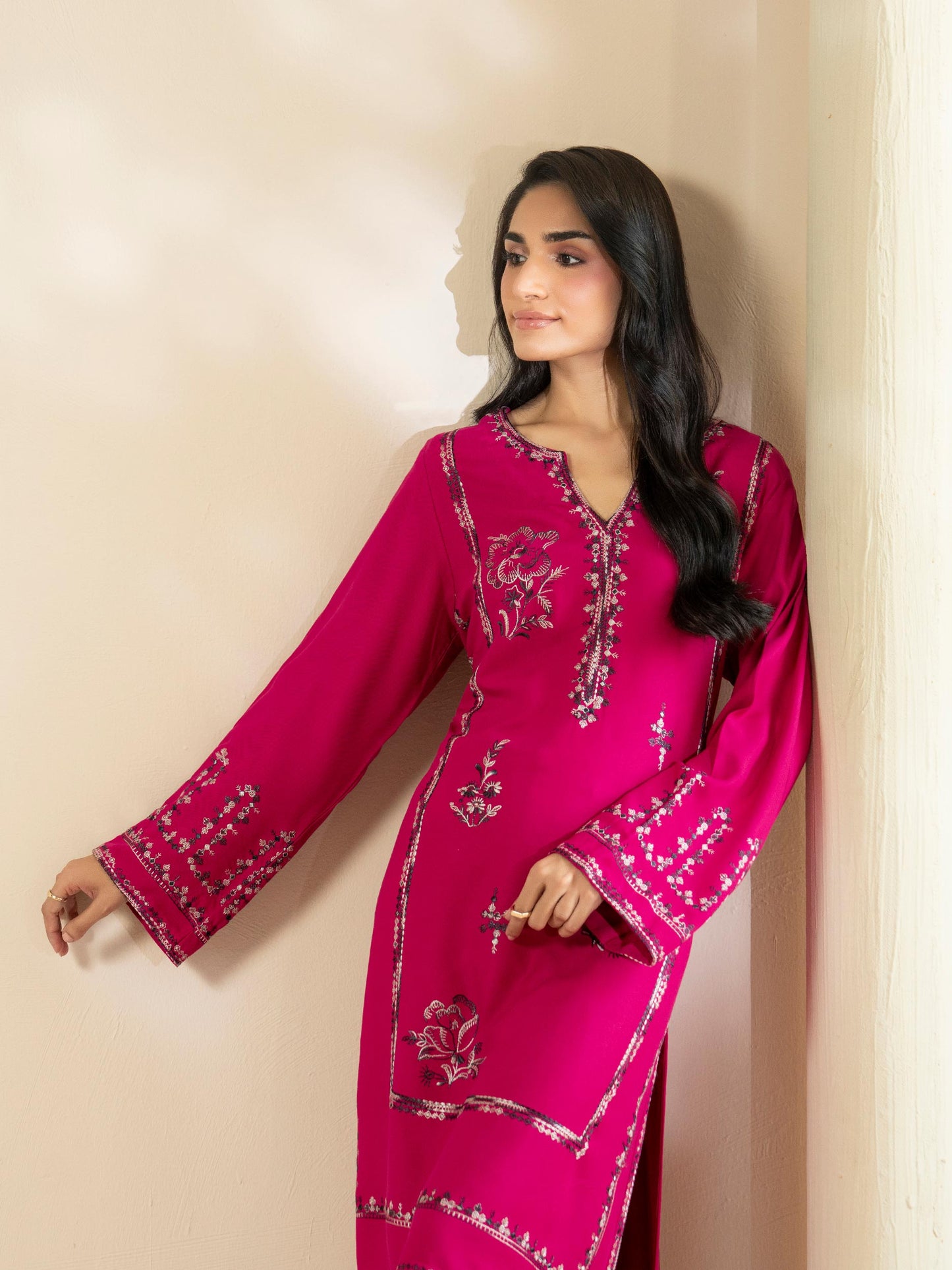 2-Piece Marina Suit- Embroidered (Pret)