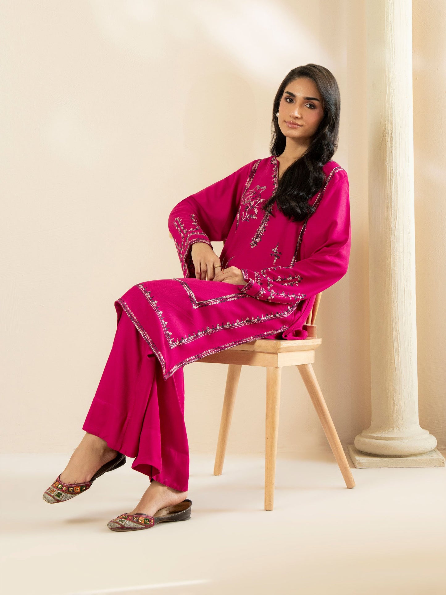 2-Piece Marina Suit- Embroidered (Pret)
