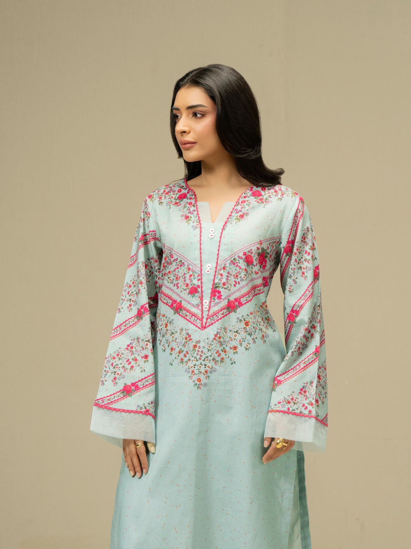 2 Piece Khaddar Suit-Printed (Pret)