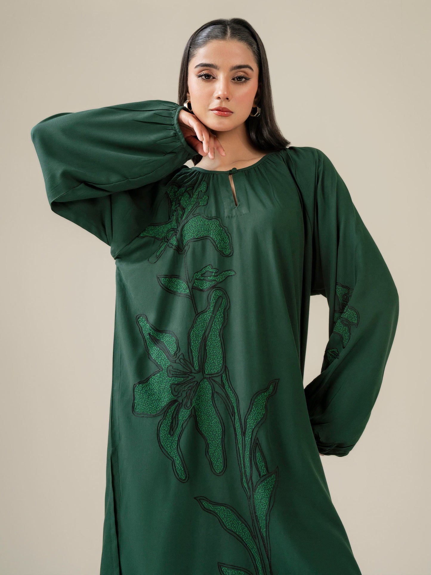 2 Piece Stone Suit-Embroidered (Pret)