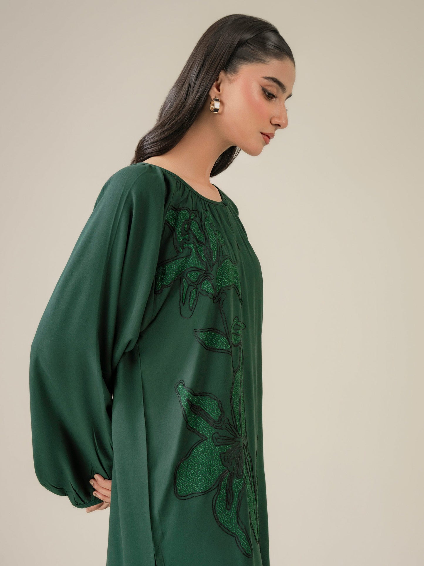 2 Piece Stone Suit-Embroidered (Pret)