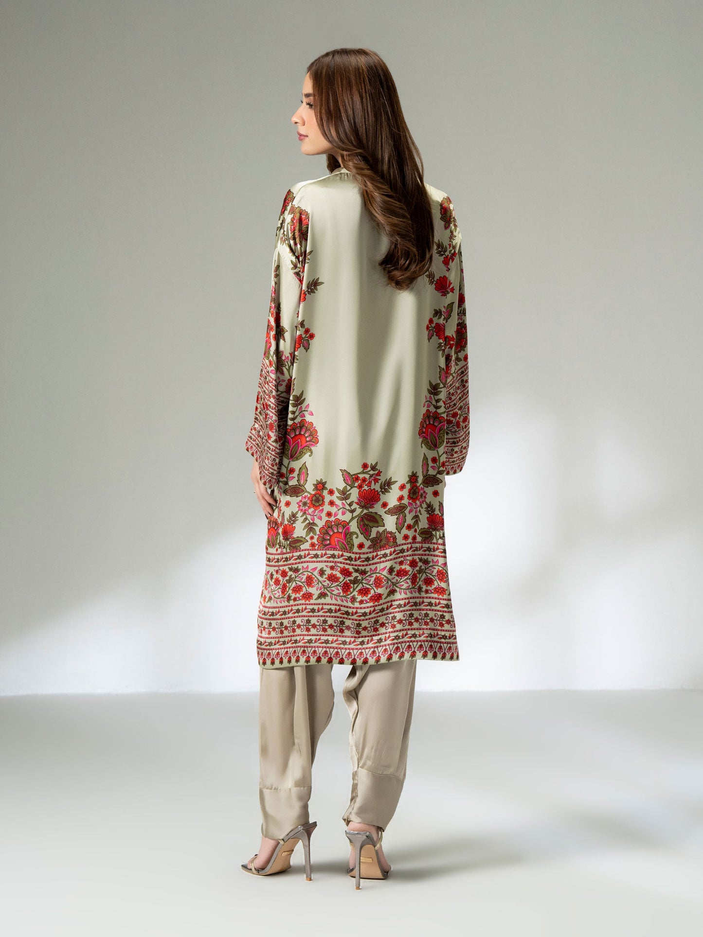 2 Piece Silk Suit (Pret)