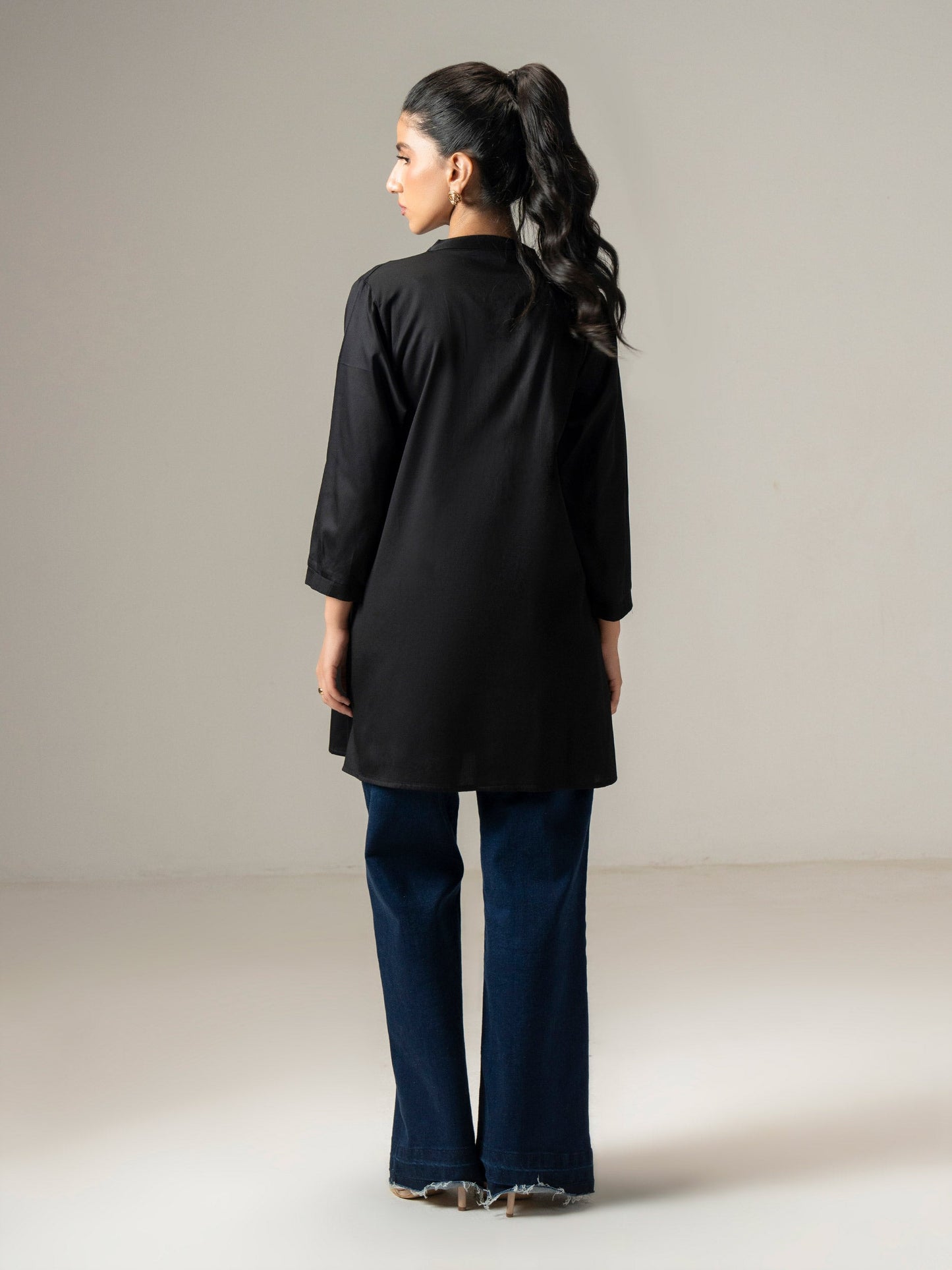 Satin Kurti-Dyed (Pret)