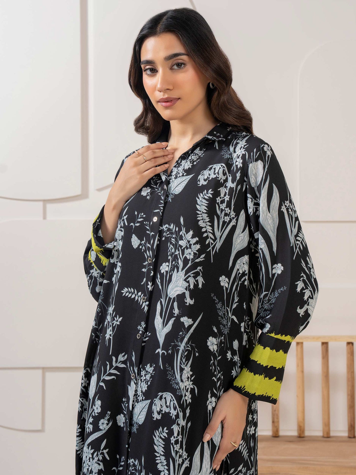 Viscose Dress-Printed (Pret)