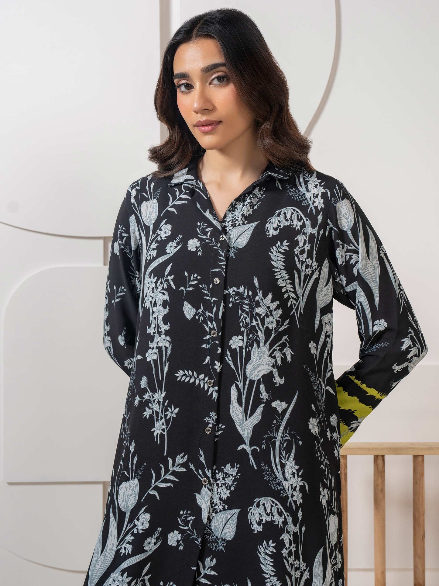 Viscose Dress-Printed (Pret)