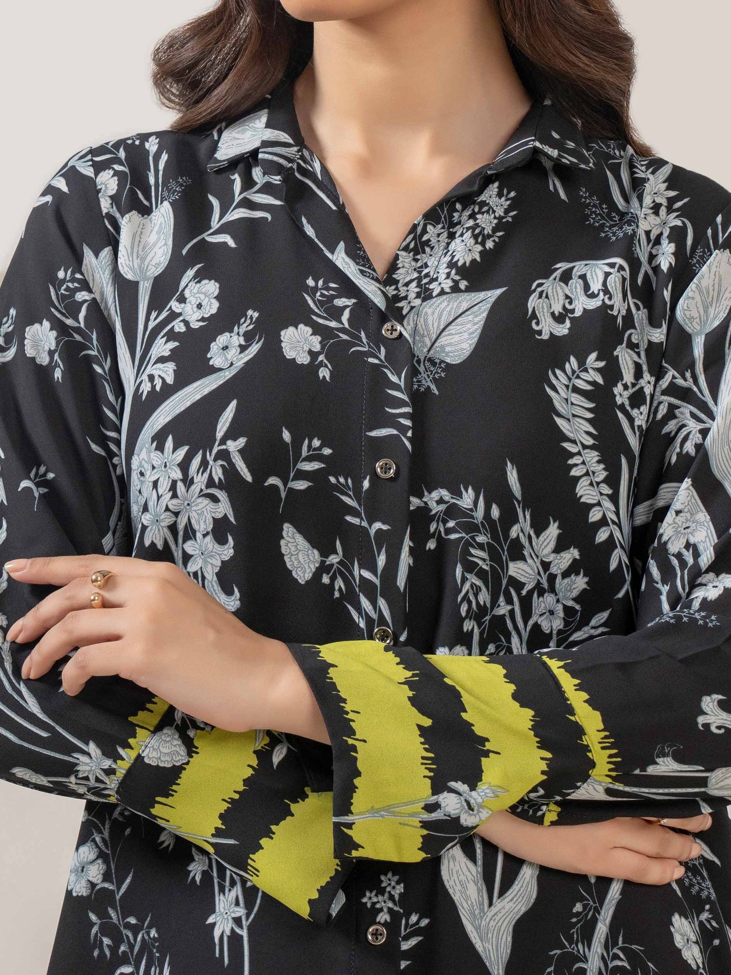 Viscose Dress-Printed (Pret)