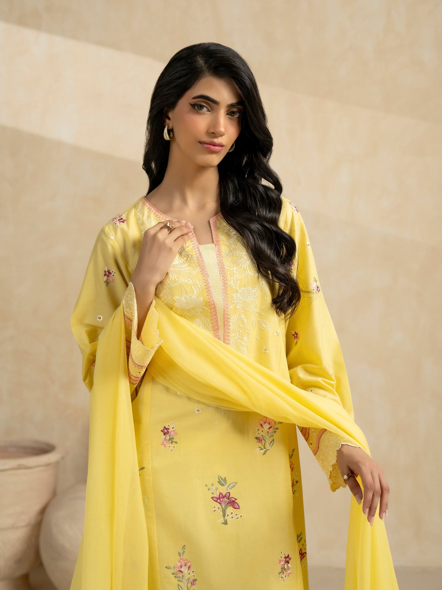 2 Piece Lawn Suit-Embroidered (Pret)
