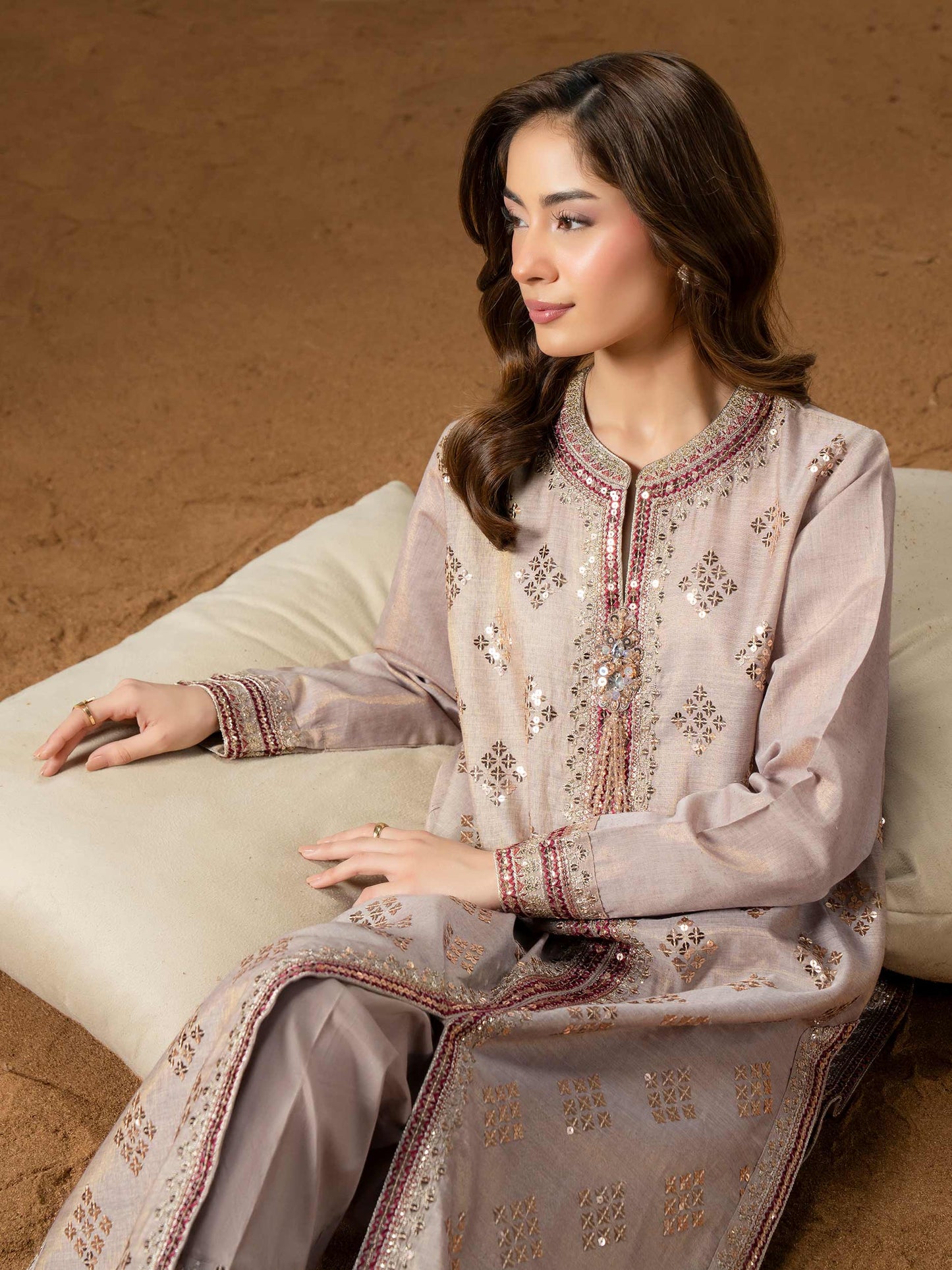 2 Piece Lawn Suit-Embroidered (Pret)