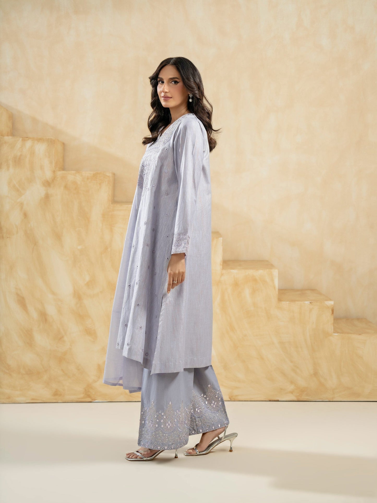 3 Piece Missouri Suit-Embroidered (Pret)