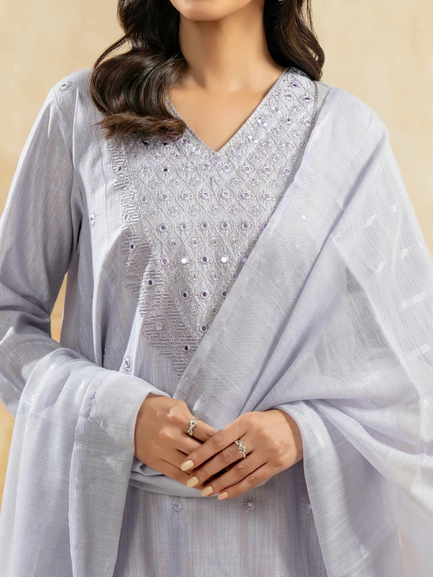 3 Piece Missouri Suit-Embroidered (Pret)
