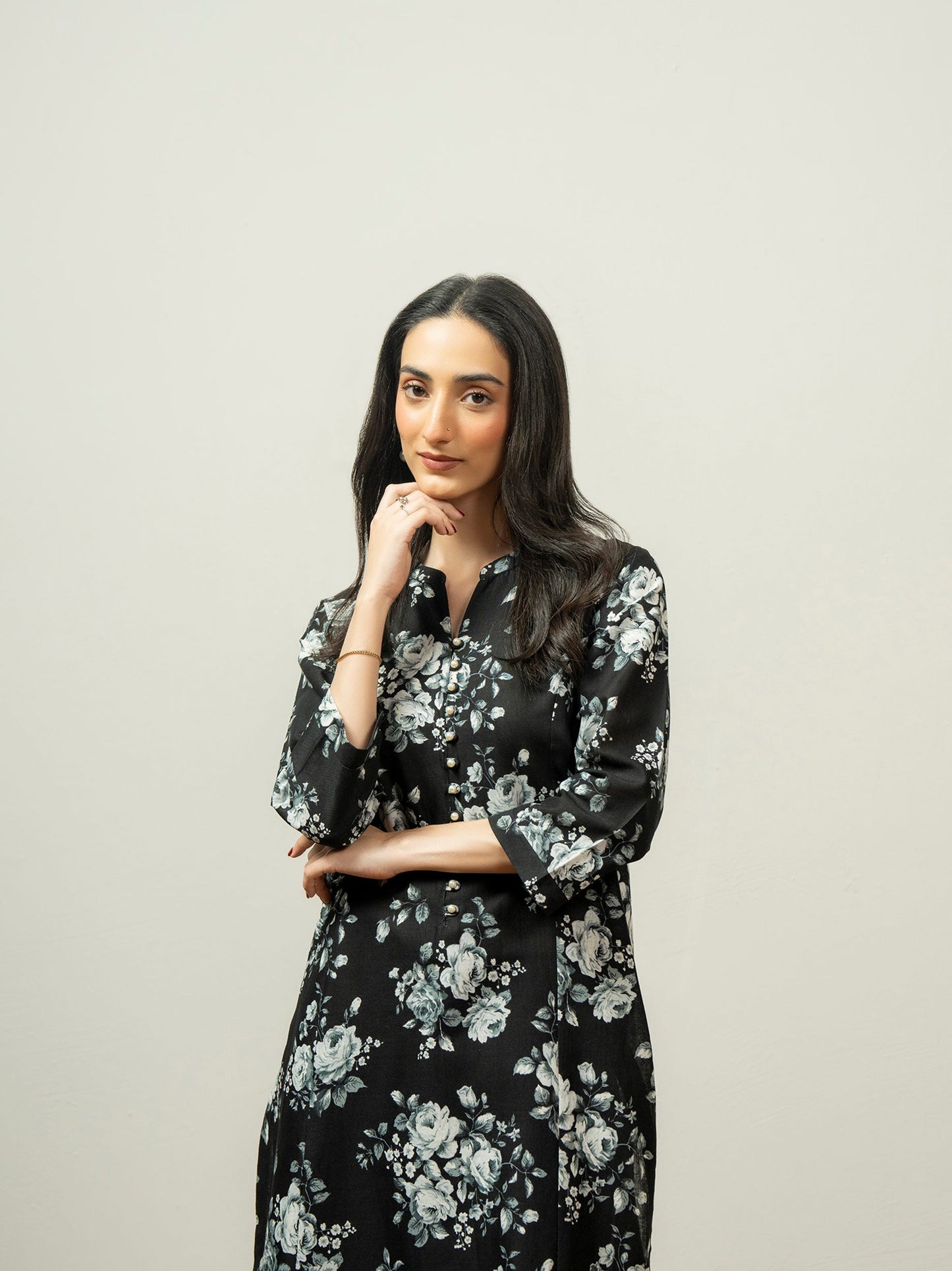 Khaddar Shirt-Printed (Pret)