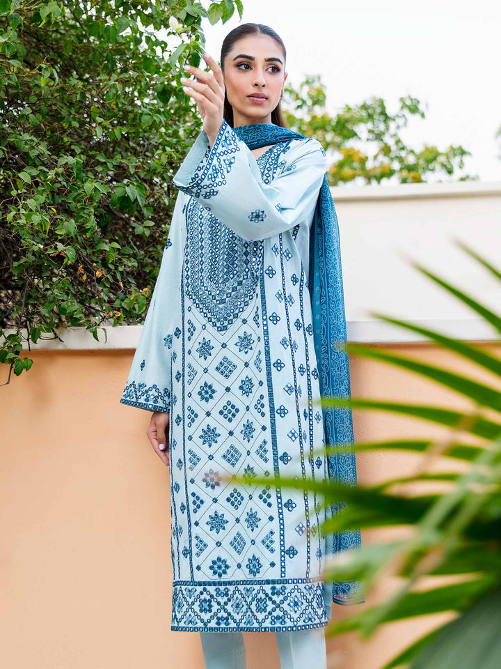 Safarnama by Casuallite RTW Embroidered Cotton Lawn 3 Piece CL26PSCL Ciara Noir - Eid Collection