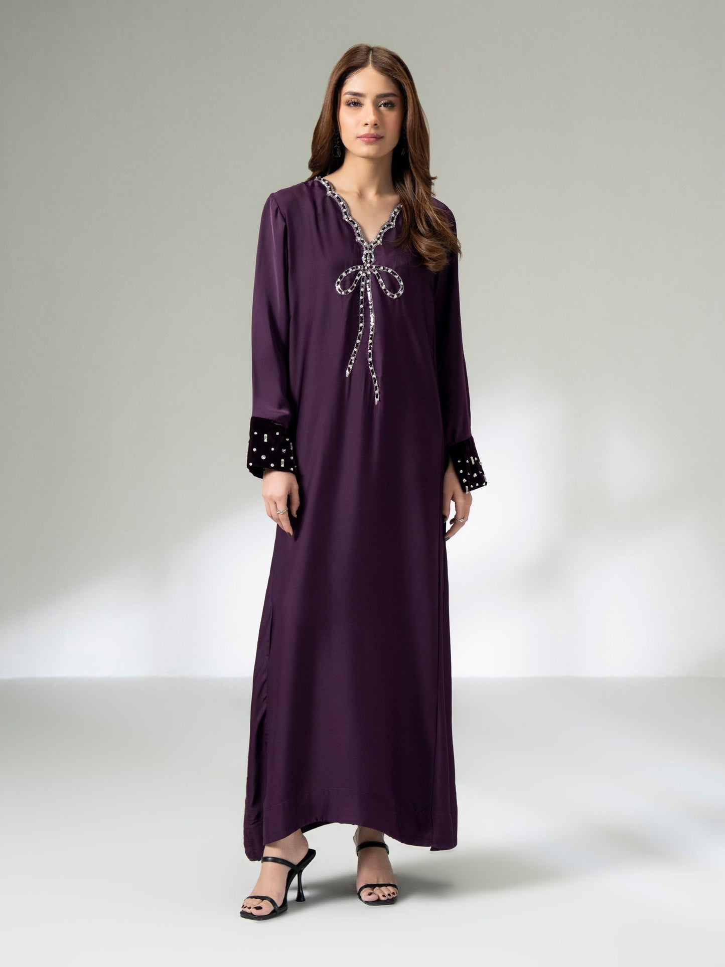 Silk Shirt-Embellished (Pret)