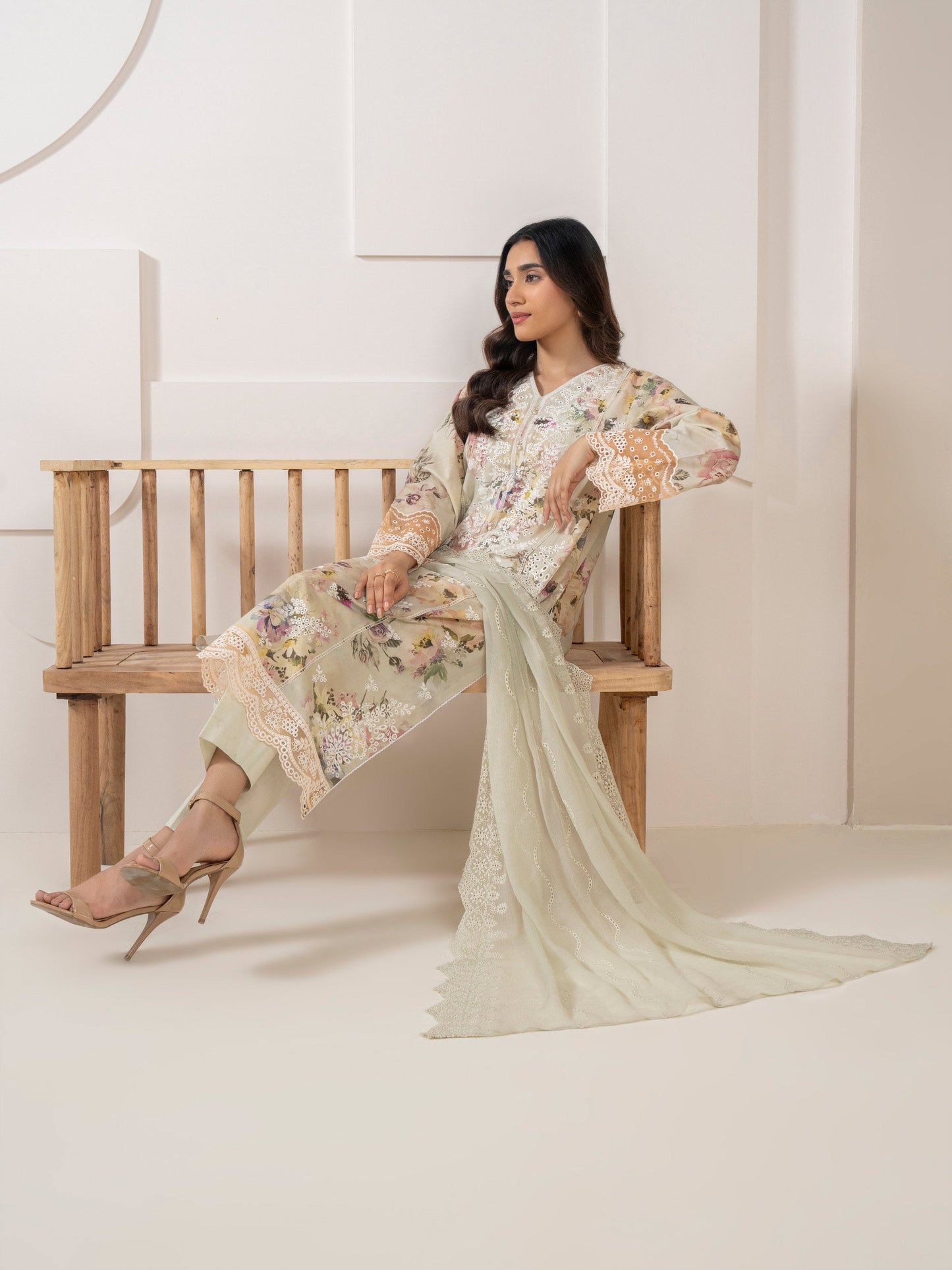 3 Piece Lawn Suit-Embroidered (Pret)