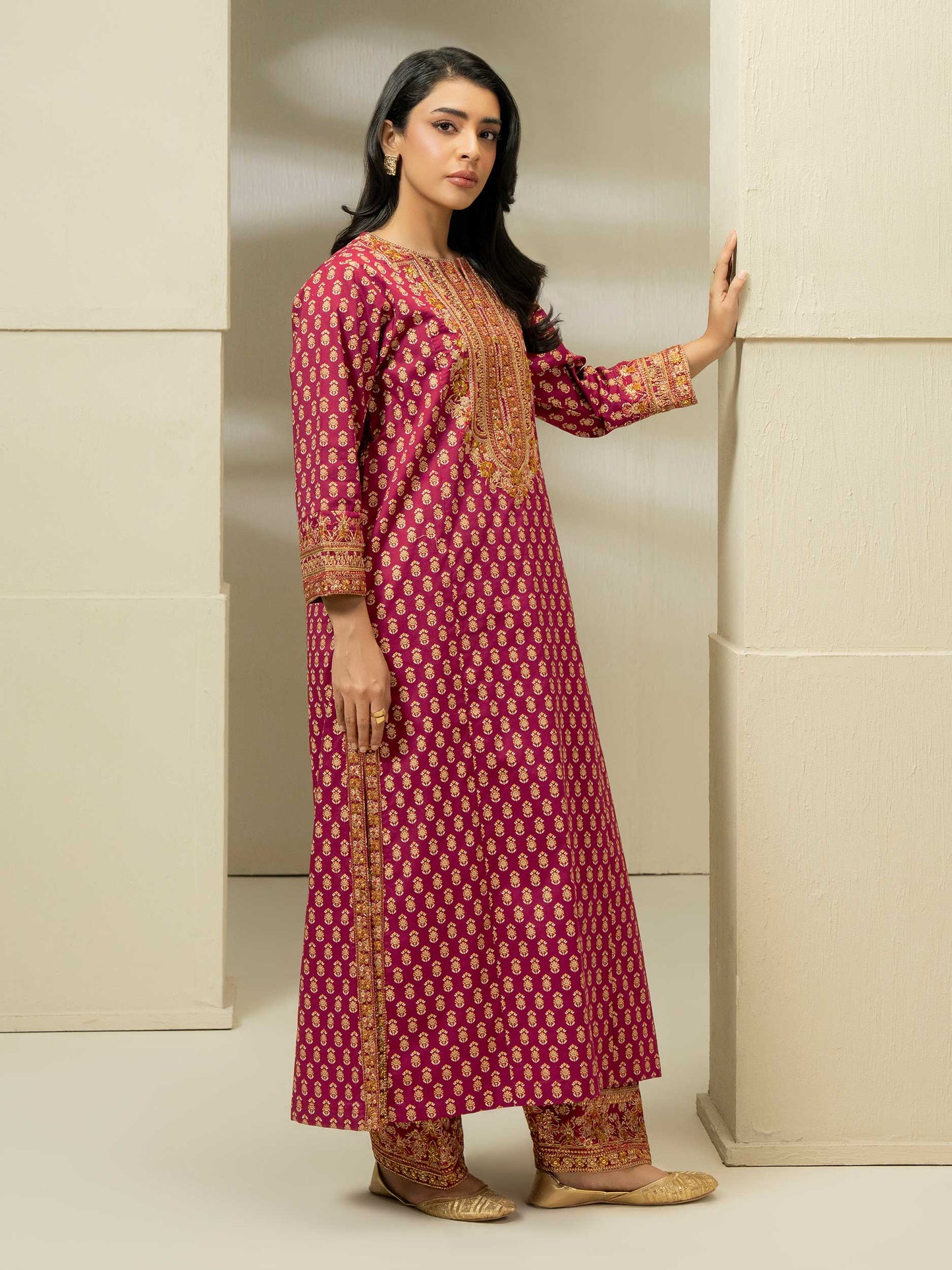 2 Piece Lawn Suit-Embroidered (Pret)