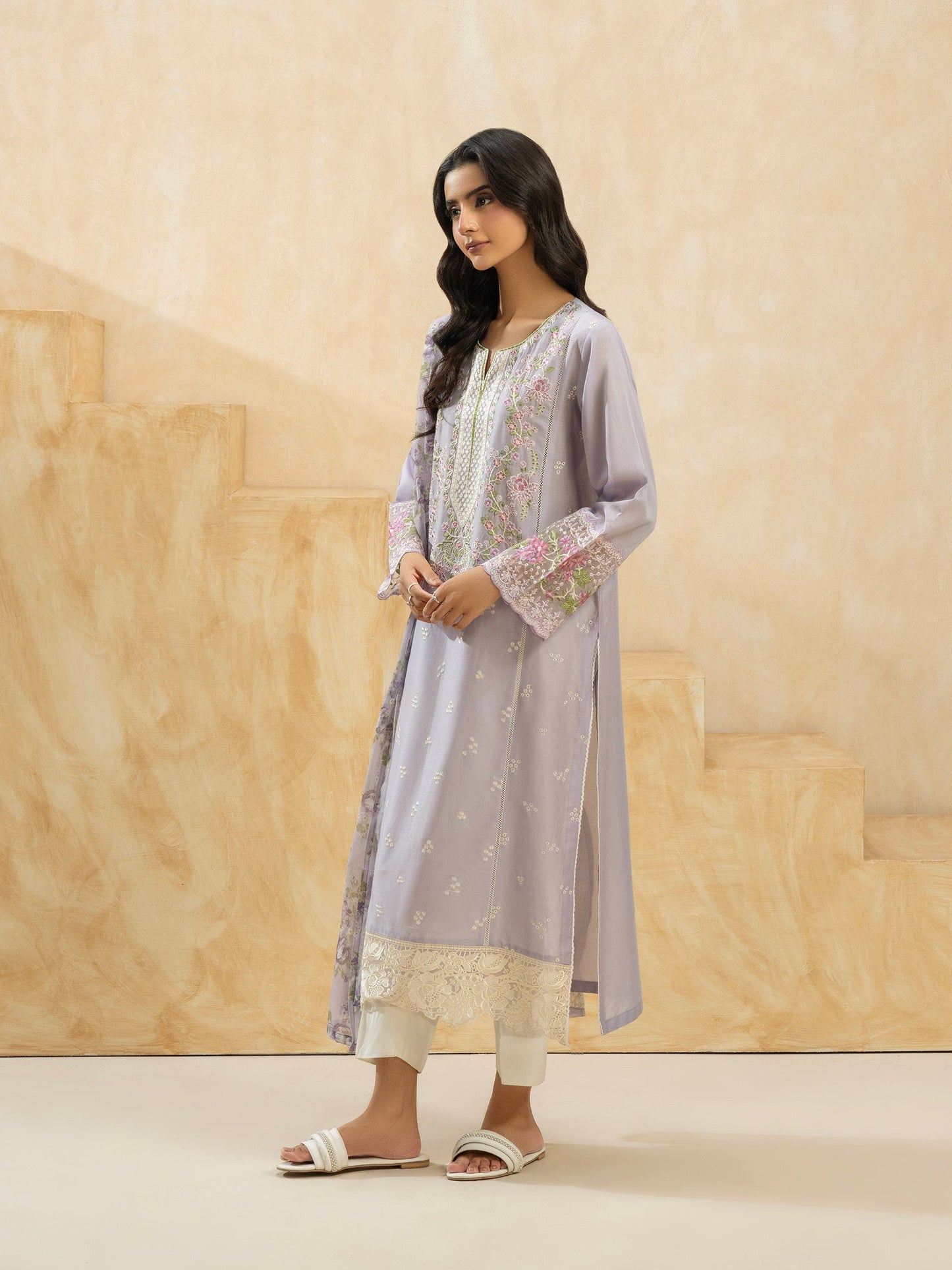 2 Piece Lawn Suit-Embroidered (Pret)