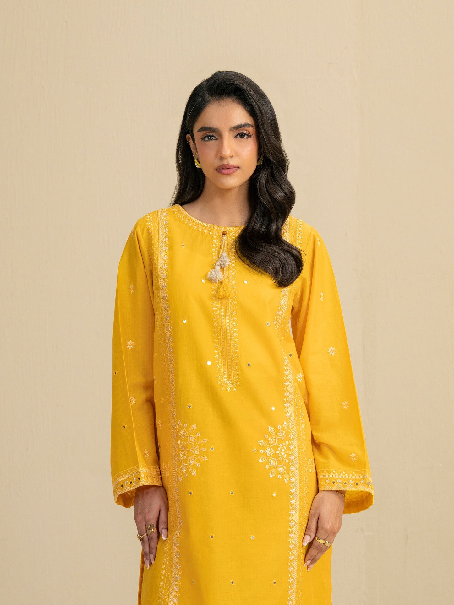 2 Piece Dobby Suit-Embroidered (Pret)