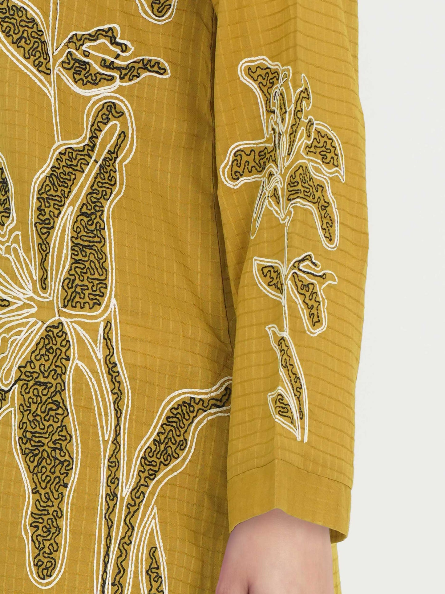 2 Piece Lawn Texture Suit- Embroidered (Pret)
