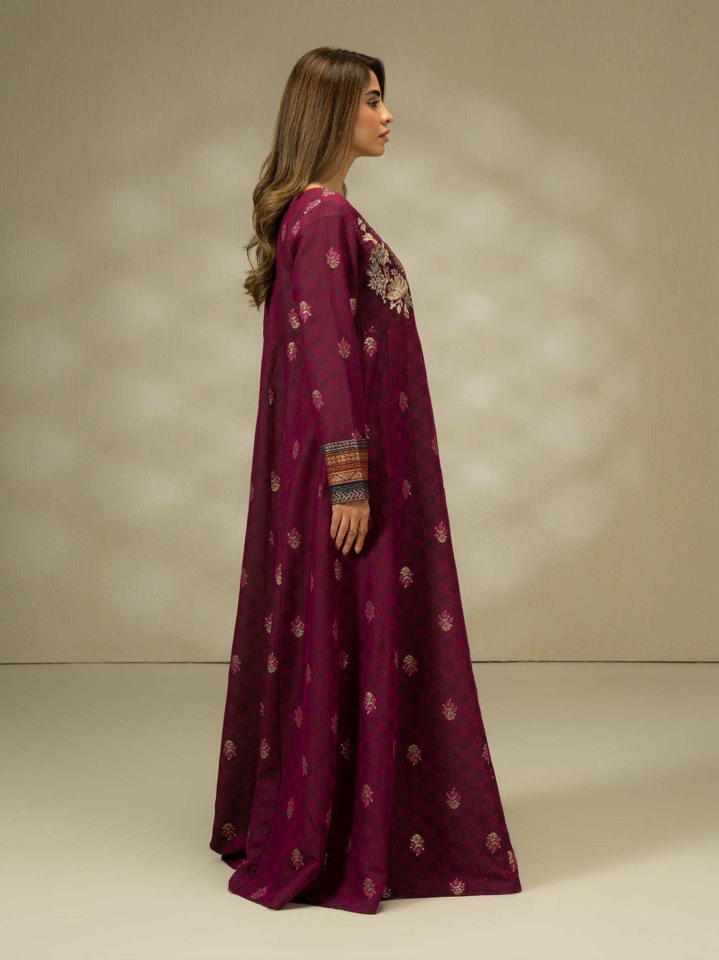 Jacquard Shirt-Embroidered (Pret)