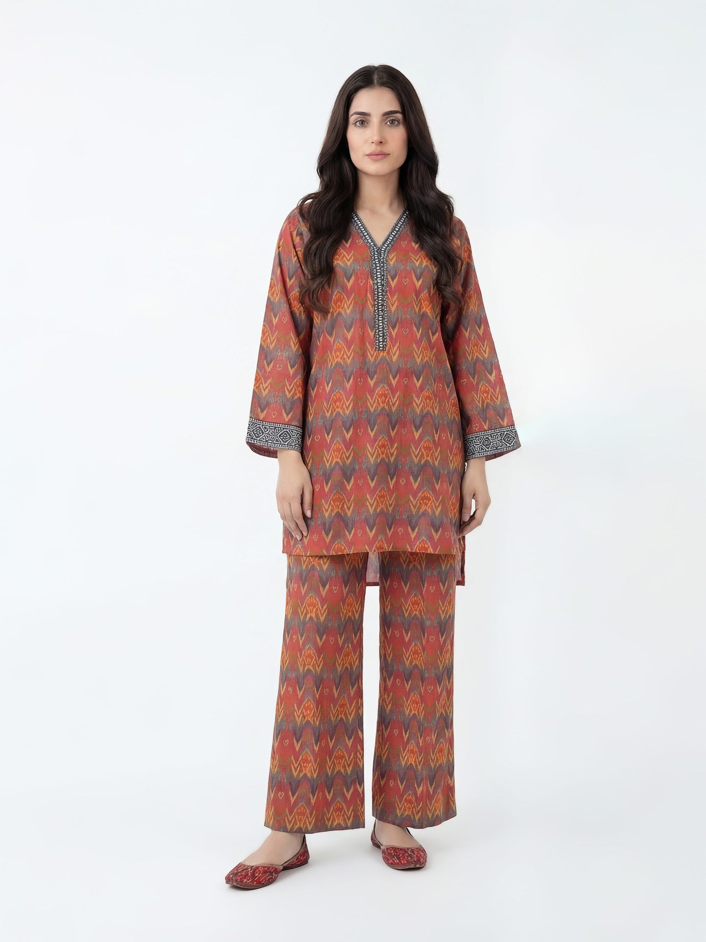 2 Piece Cambric Suit (Pret)