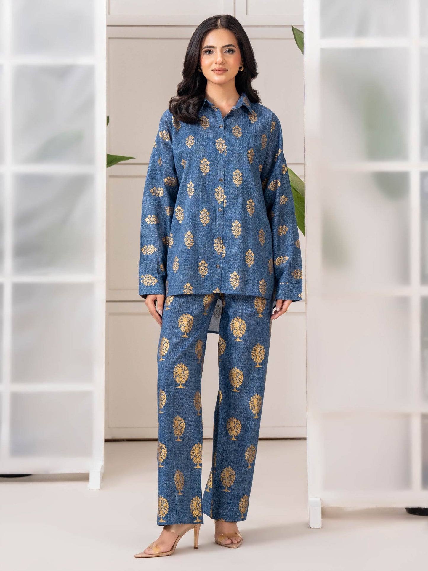 Lawn Co-ord Set-Printed (Pret)