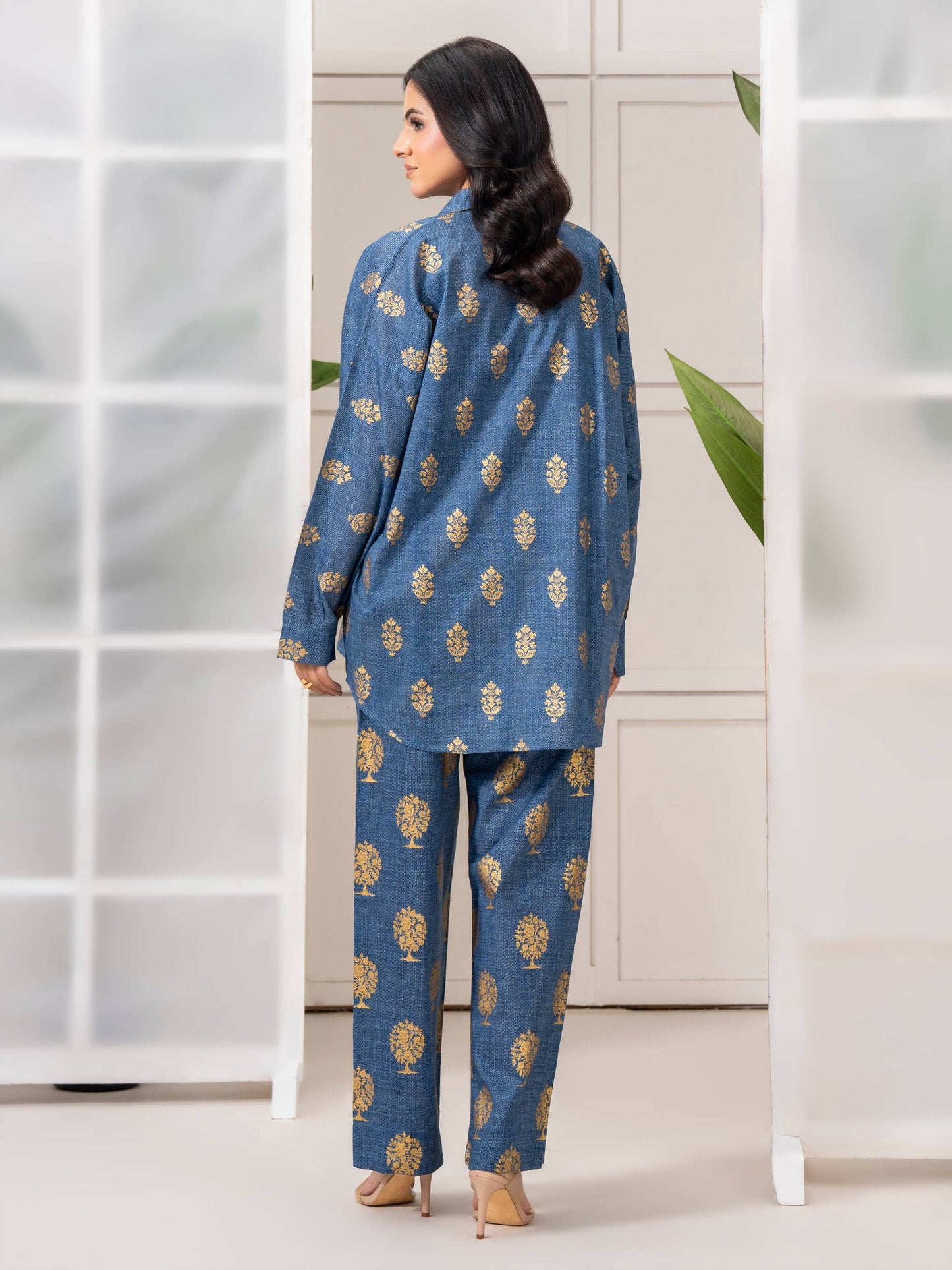 Lawn Co-ord Set-Printed (Pret)