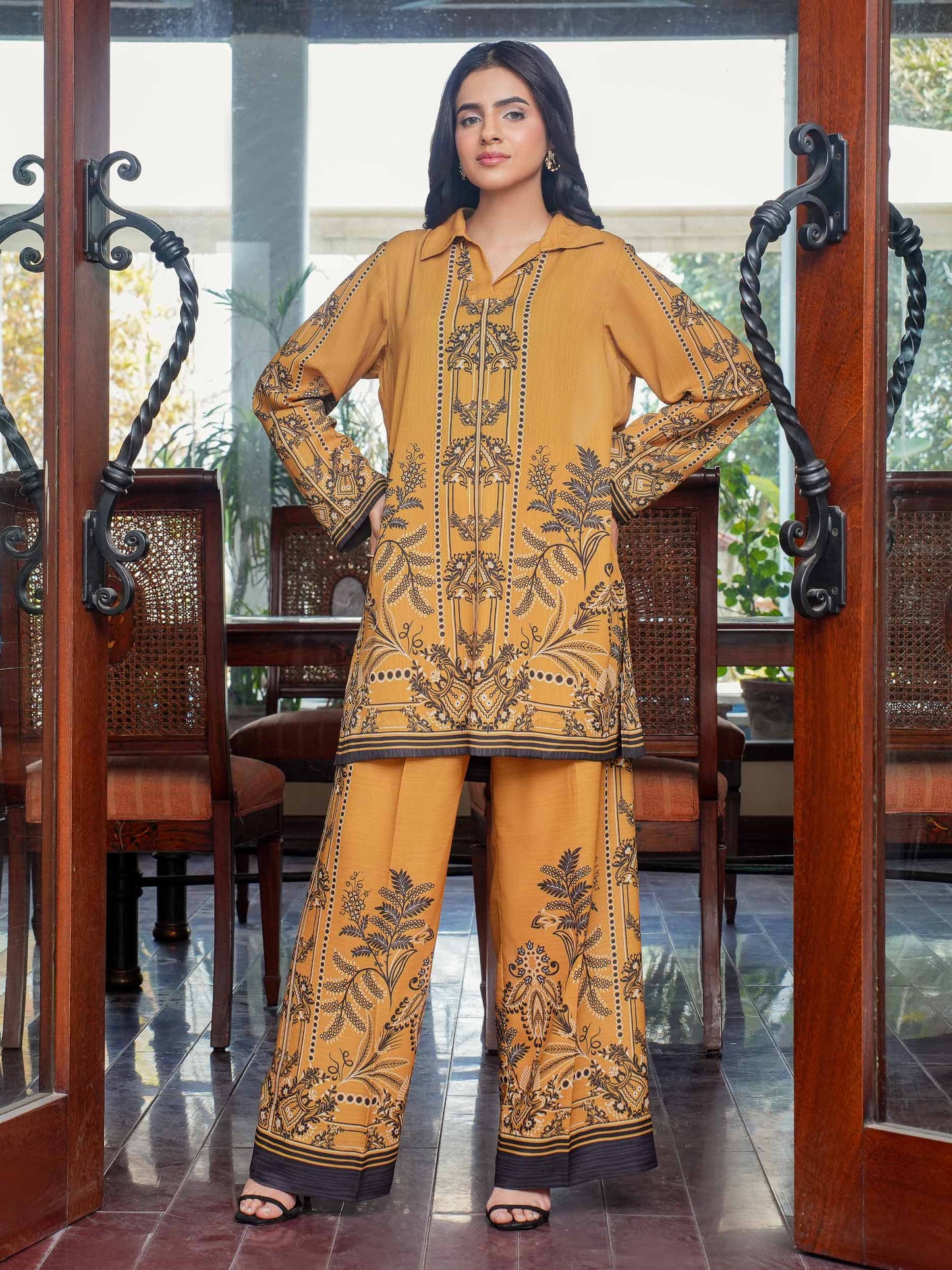 Grip Co-ord Set-Printed (Pret)