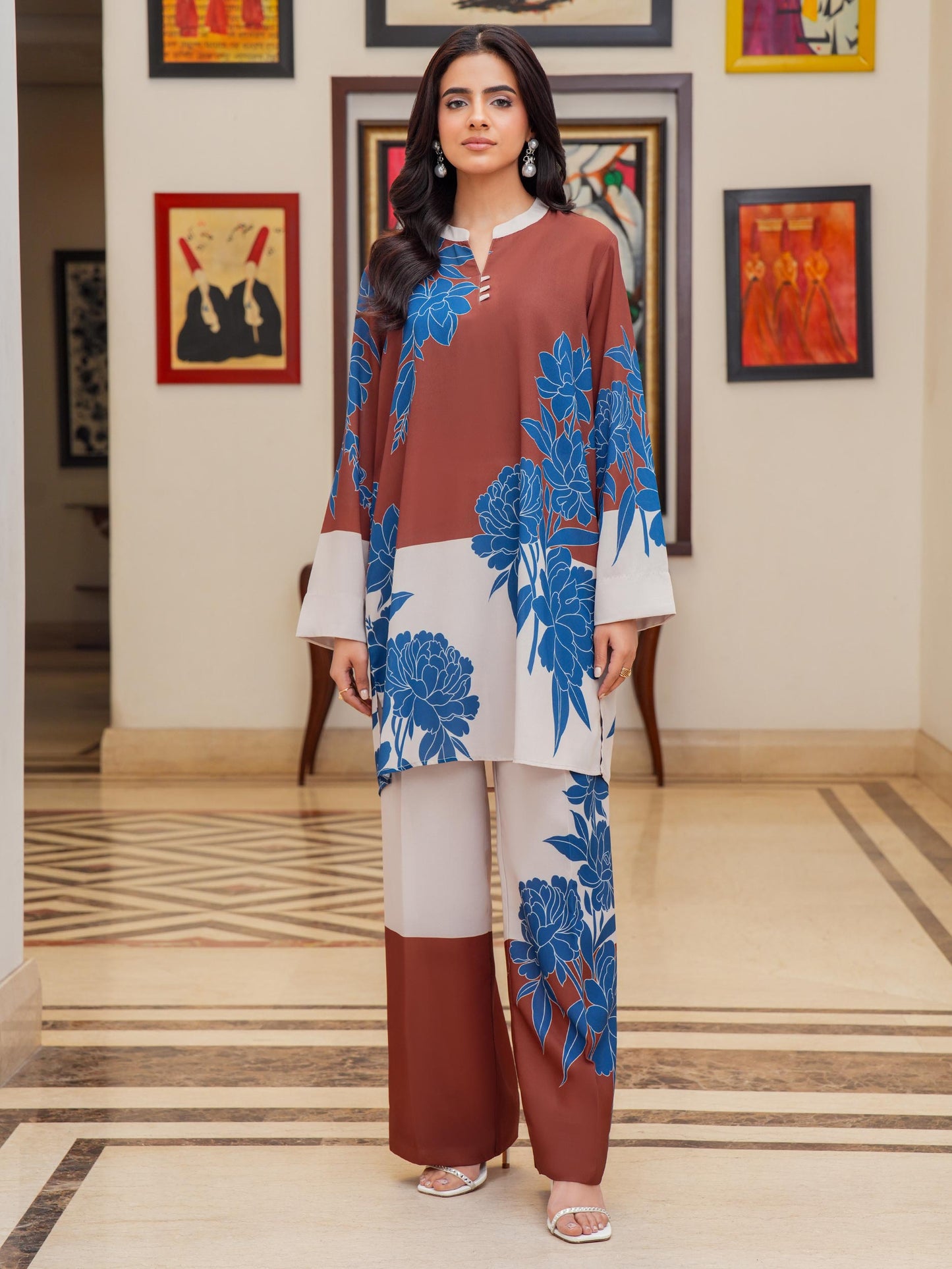 Grip Co-ord Set-Printed (Pret)