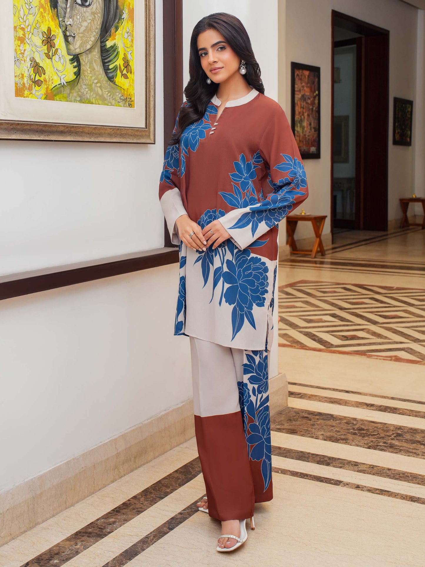 Grip Co-ord Set-Printed (Pret)