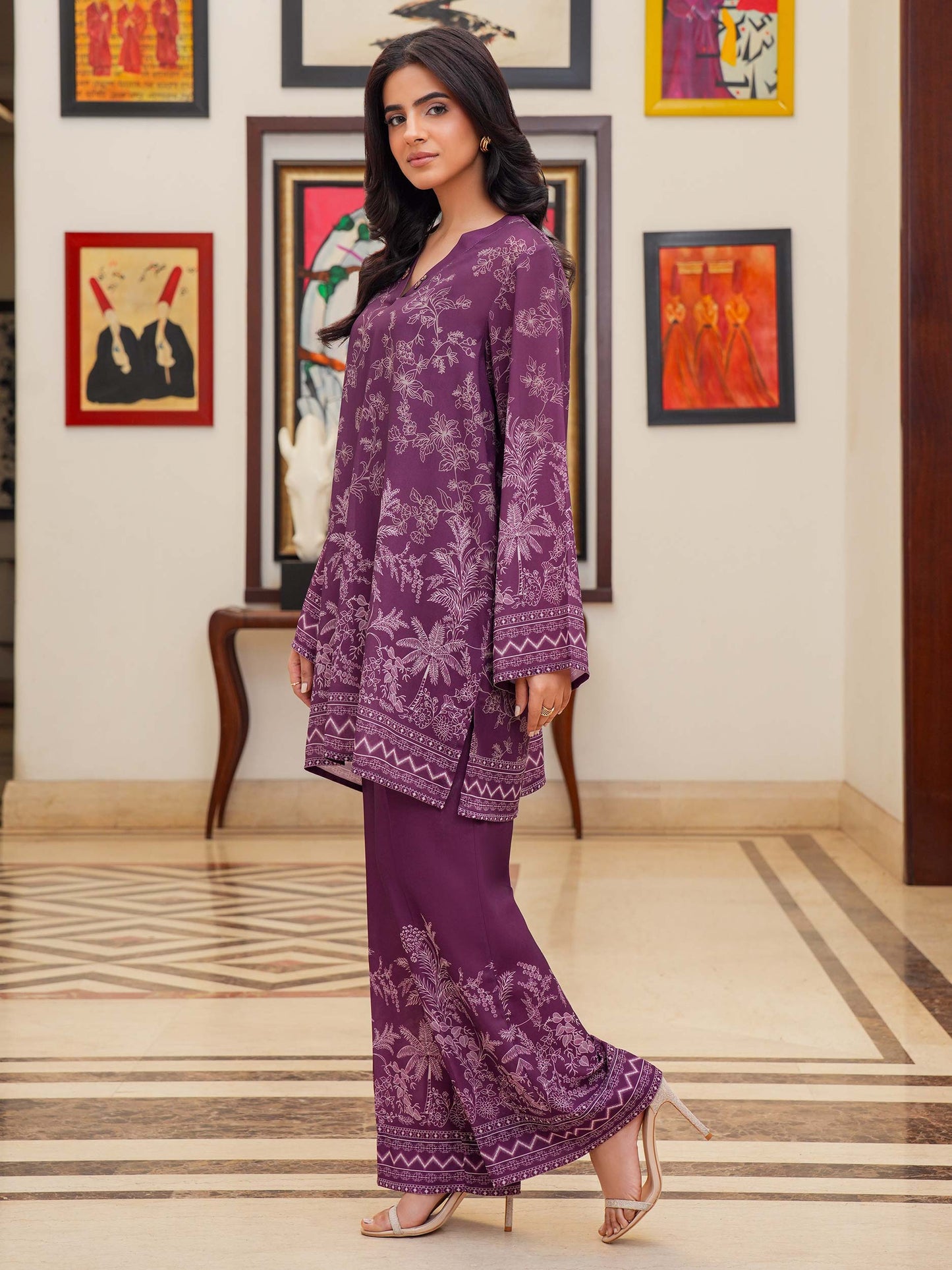 Grip Co-ord Set-Printed (Pret)