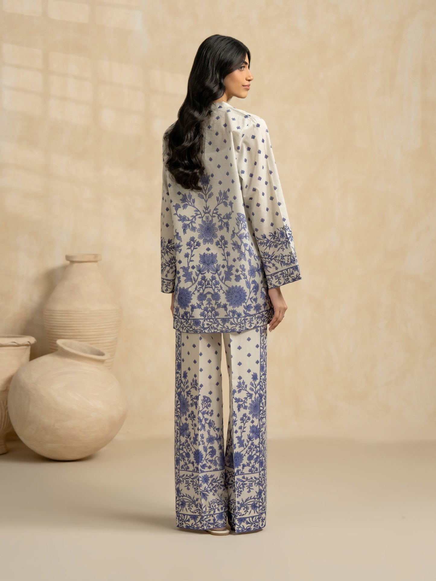 Lawn Co-ord Set-Printed (Pret)