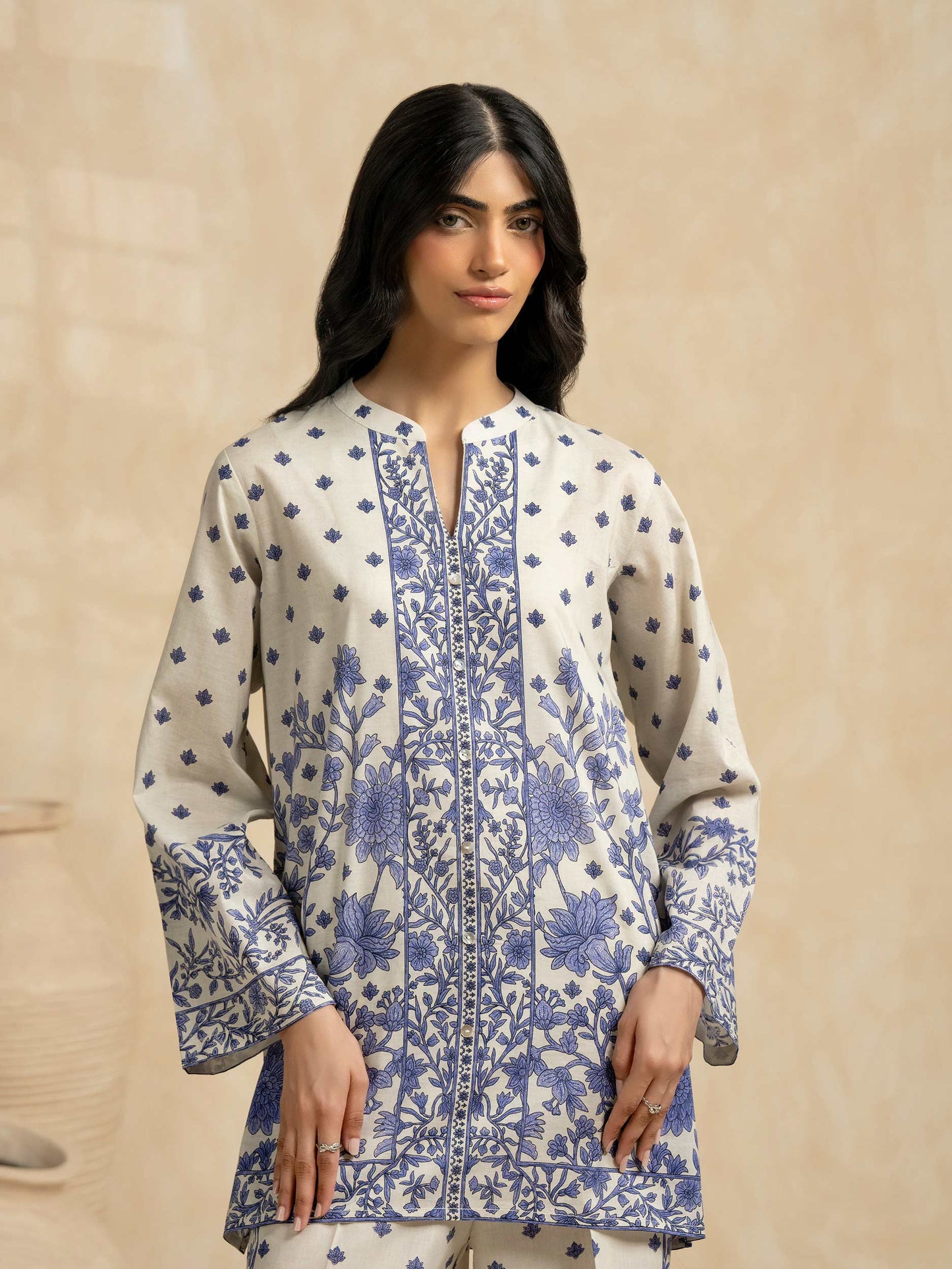 Lawn Co-ord Set-Printed (Pret)