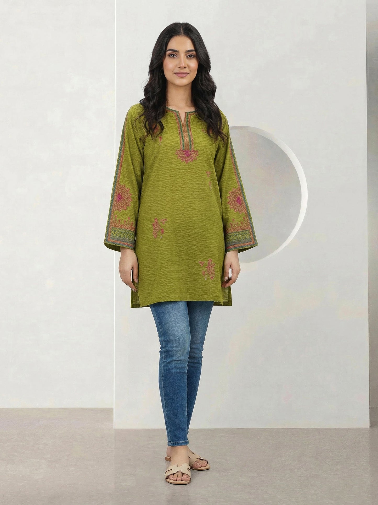 Lawn Kurti- Embroidered (Pret)