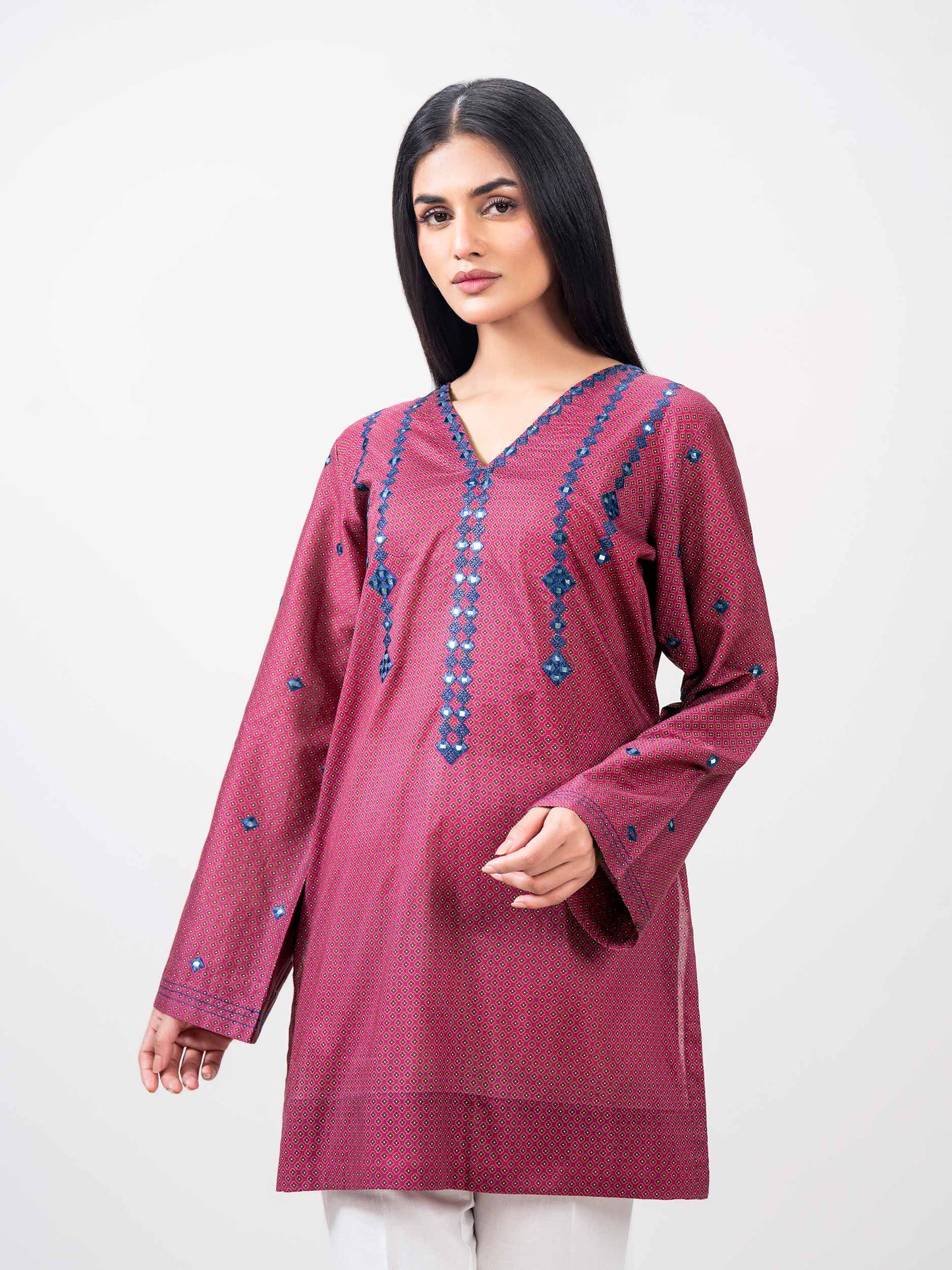 Lawn Kurti- Embroidered (Pret)