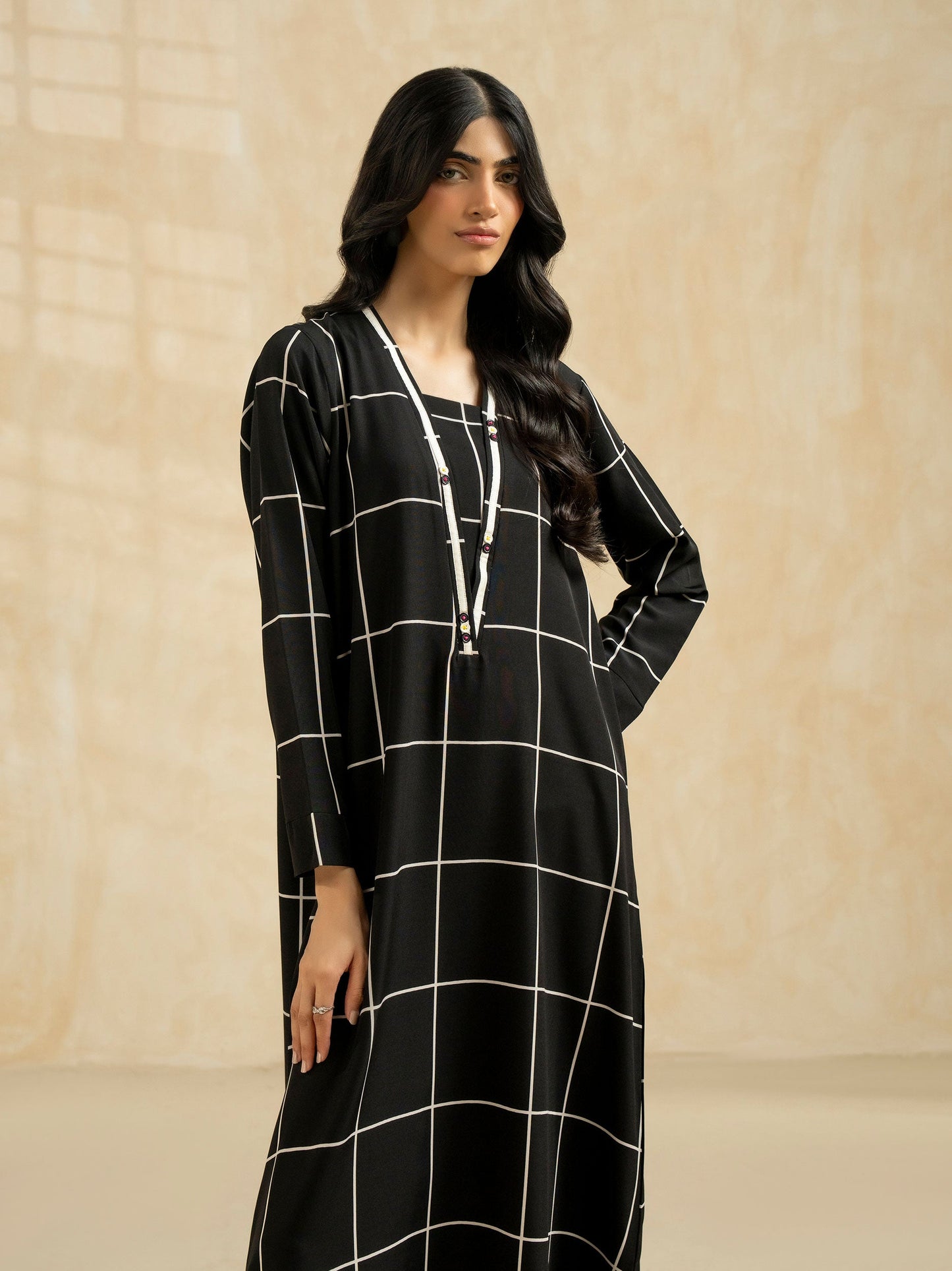 Printed Grip Dress