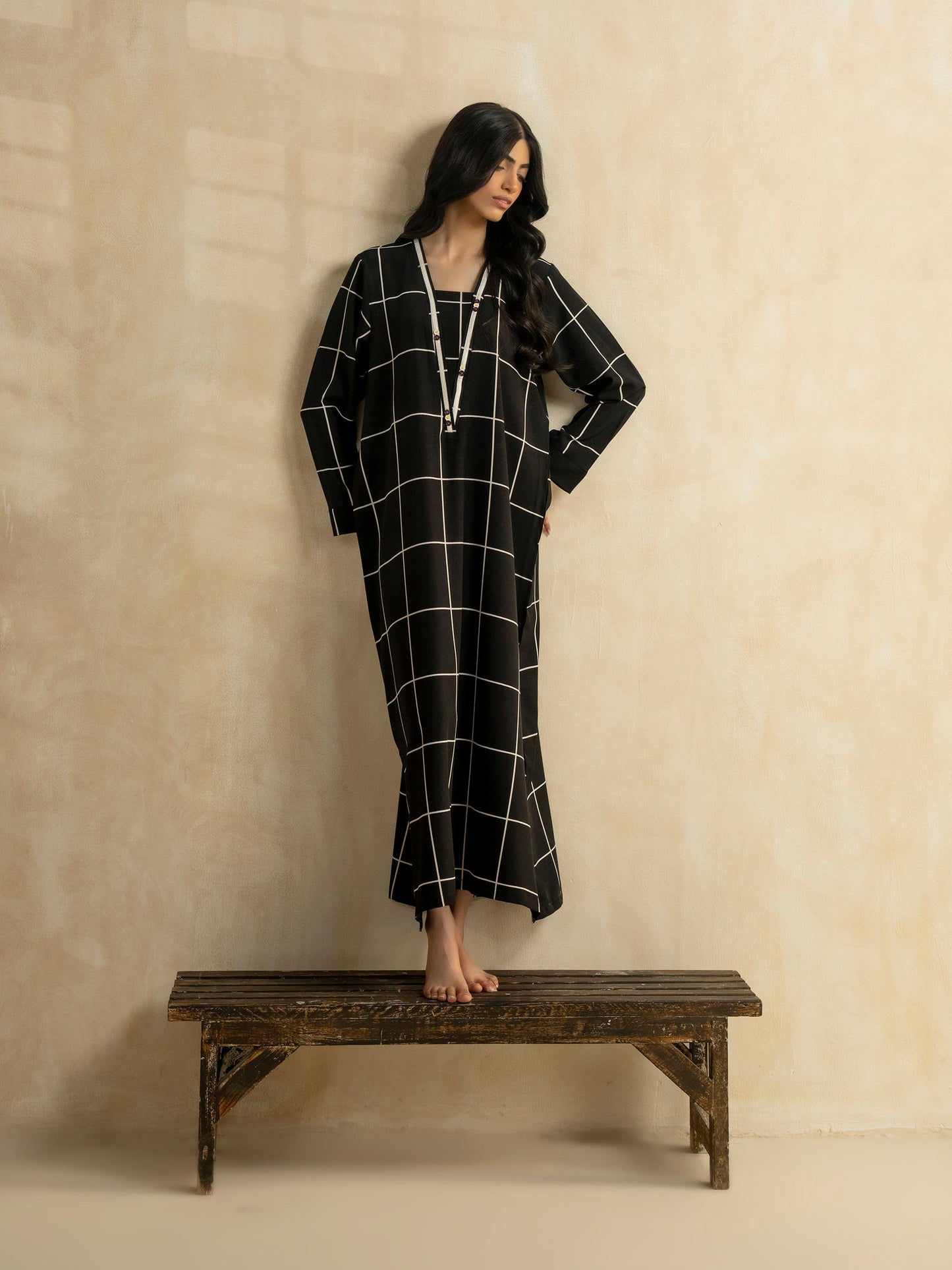 Printed Grip Dress