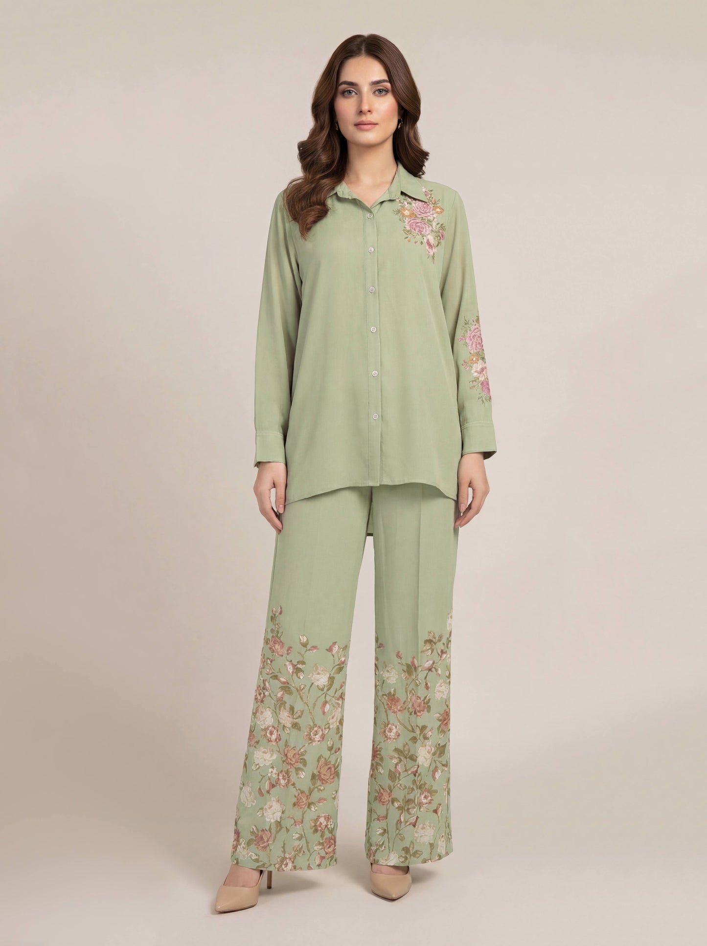 Grip Co-ord Set- Embroidered