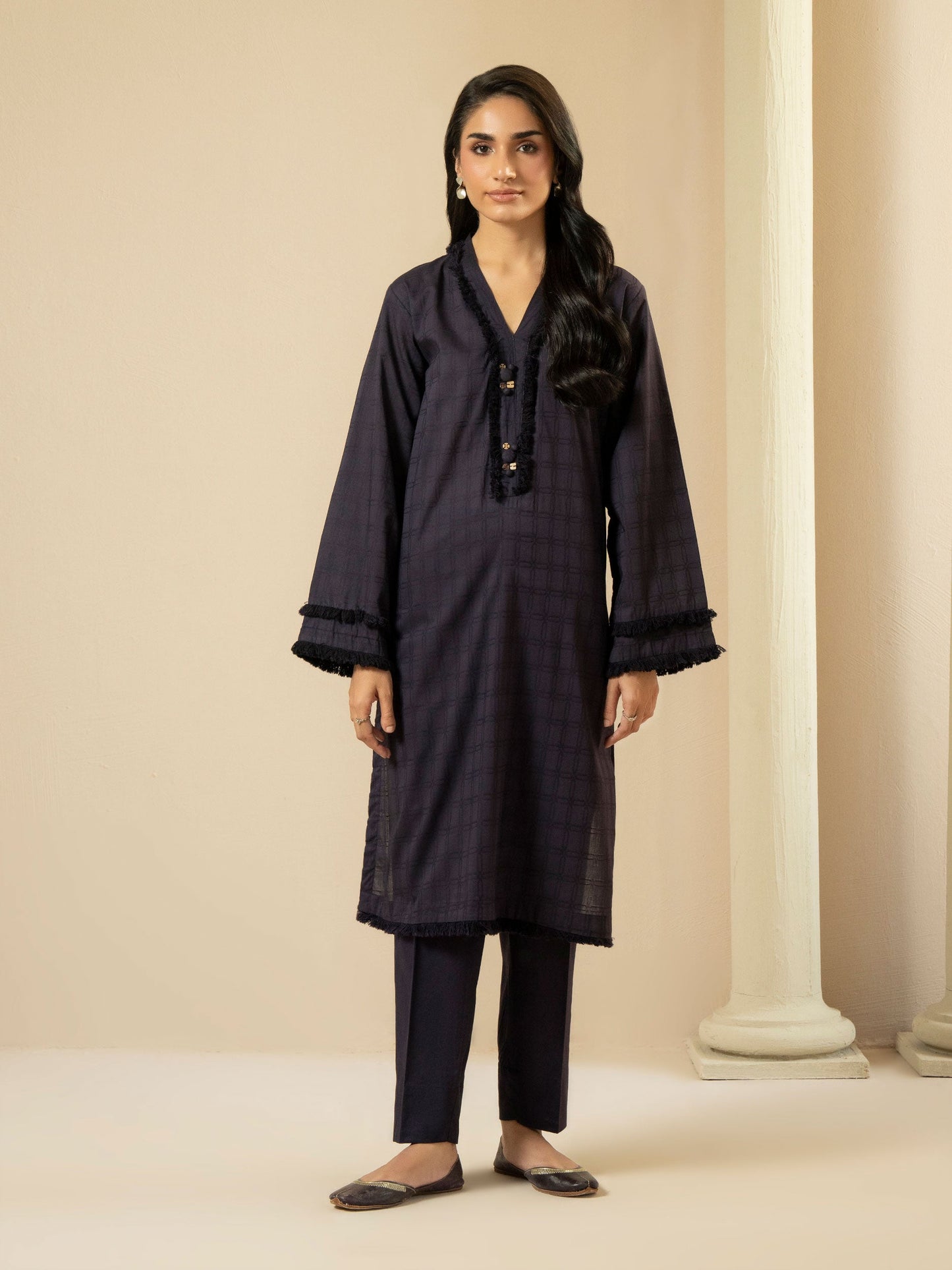 2 Piece Jacquard Suit (Pret)