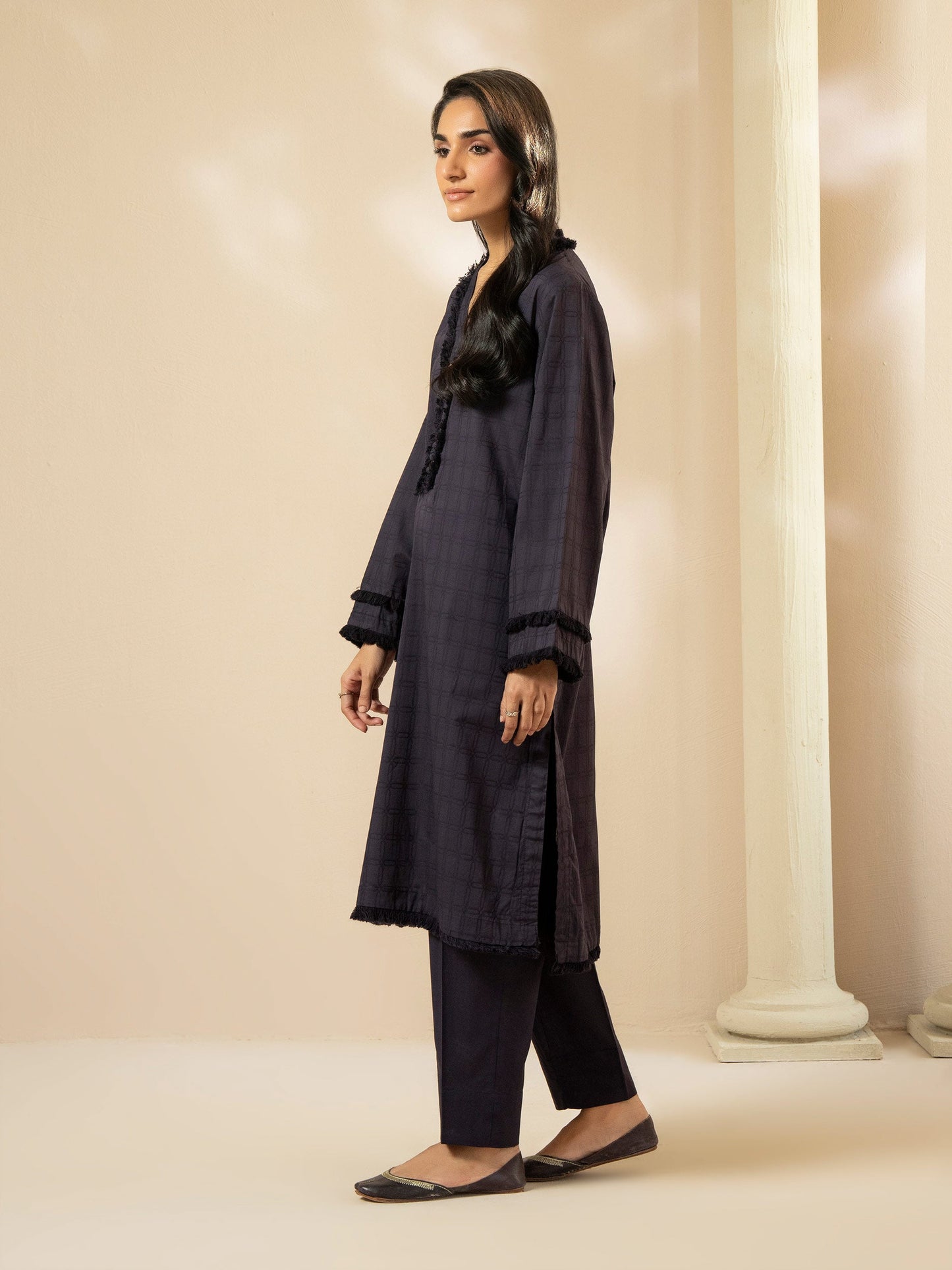 2 Piece Jacquard Suit (Pret)